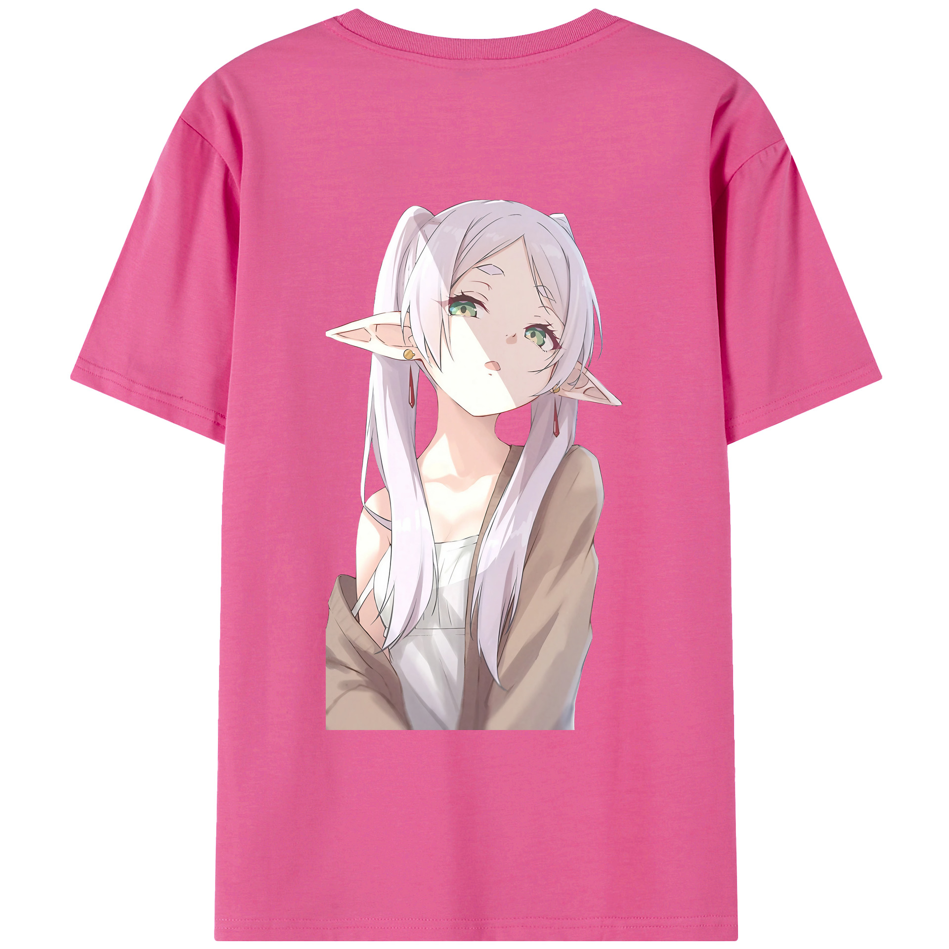 （画像用） 葬送のフリーレン Frieren レディース半袖Tシャツ(バックプリント)