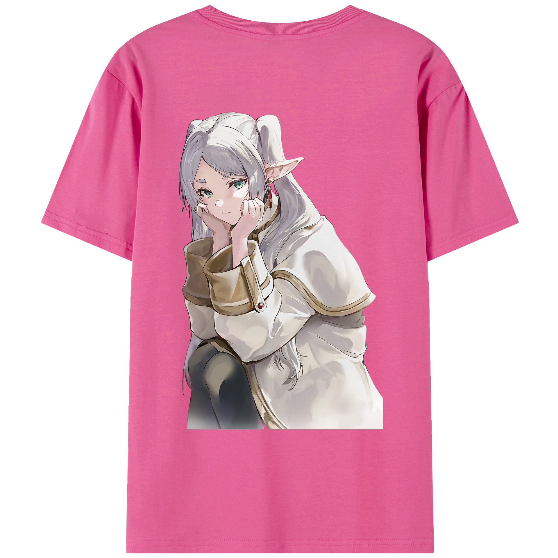 （画像用） 葬送のフリーレン Frieren レディース半袖Tシャツ(バックプリント)