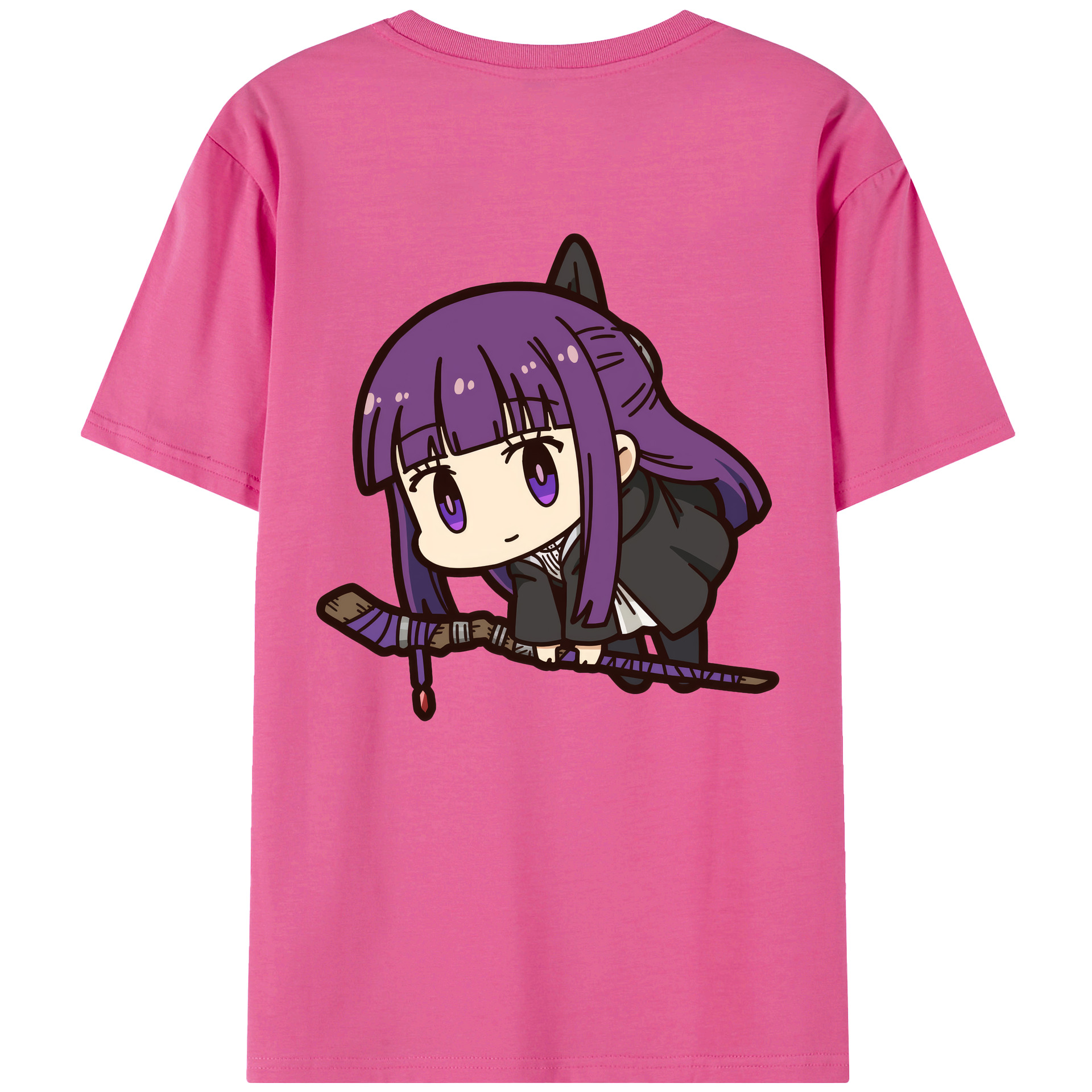 （画像用） 葬送のフリーレン Frieren レディース半袖Tシャツ(バックプリント)