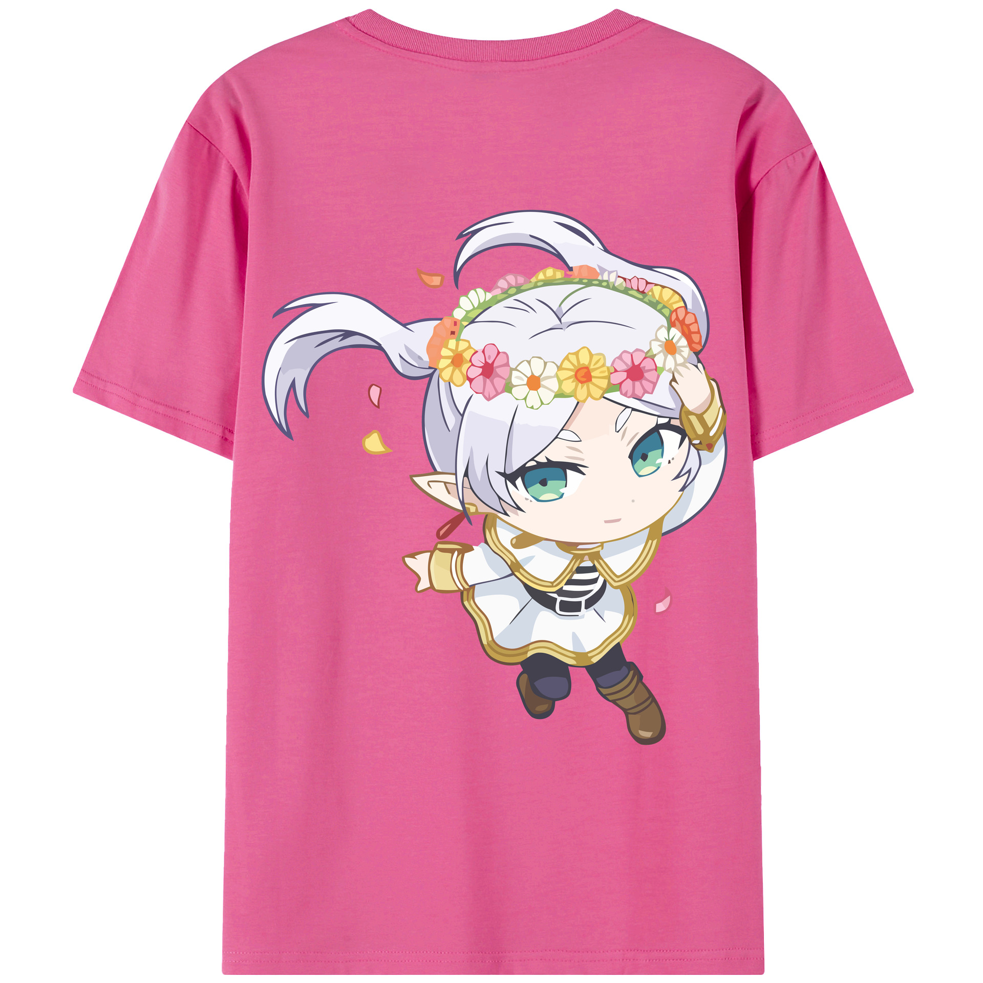 （画像用） 葬送のフリーレン Frieren レディース半袖Tシャツ(バックプリント)