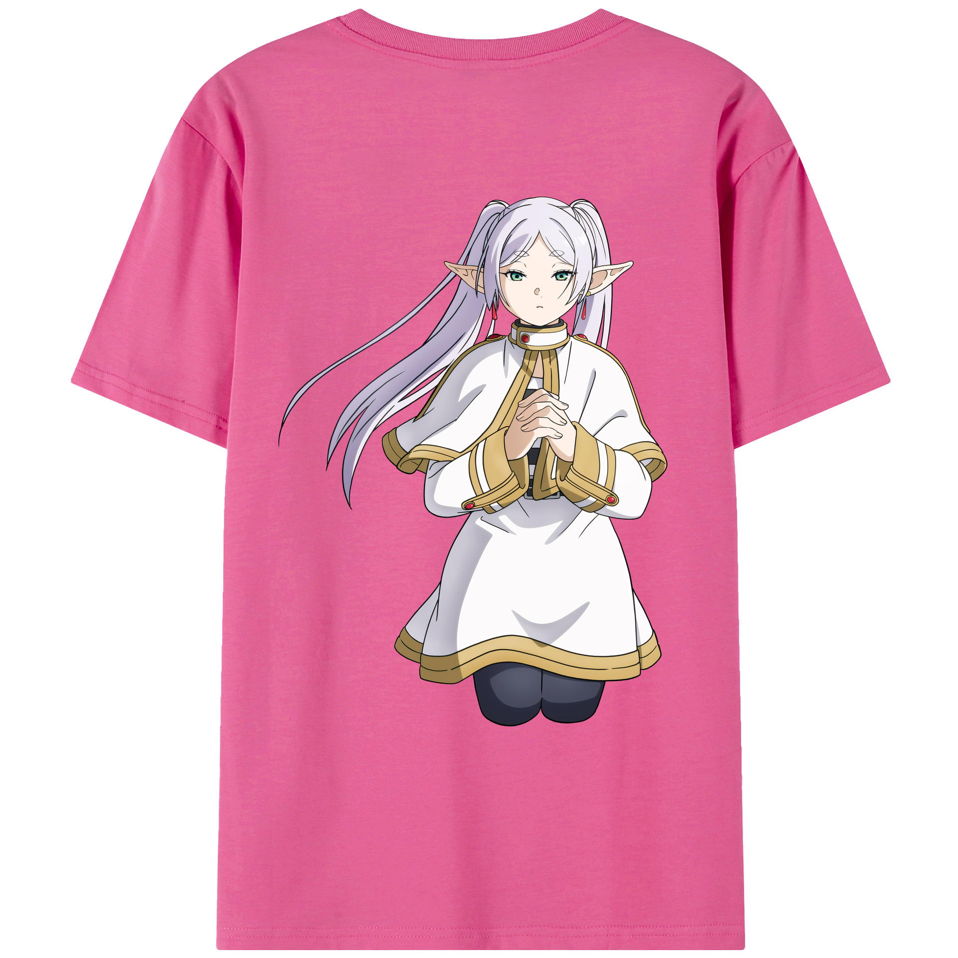 （画像用） 葬送のフリーレン Frieren レディース半袖Tシャツ(バックプリント)
