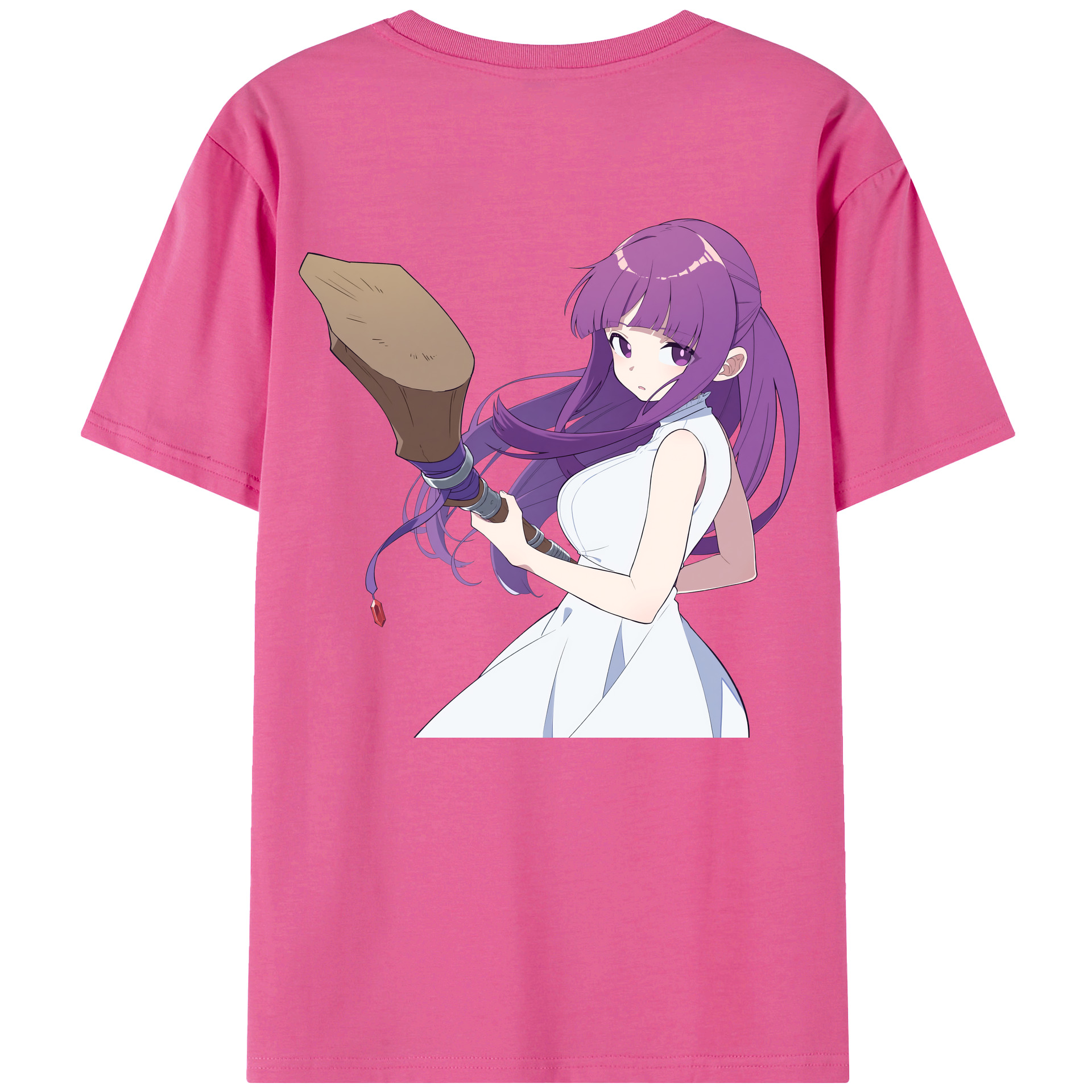 （画像用） 葬送のフリーレン Frieren レディース半袖Tシャツ(バックプリント)