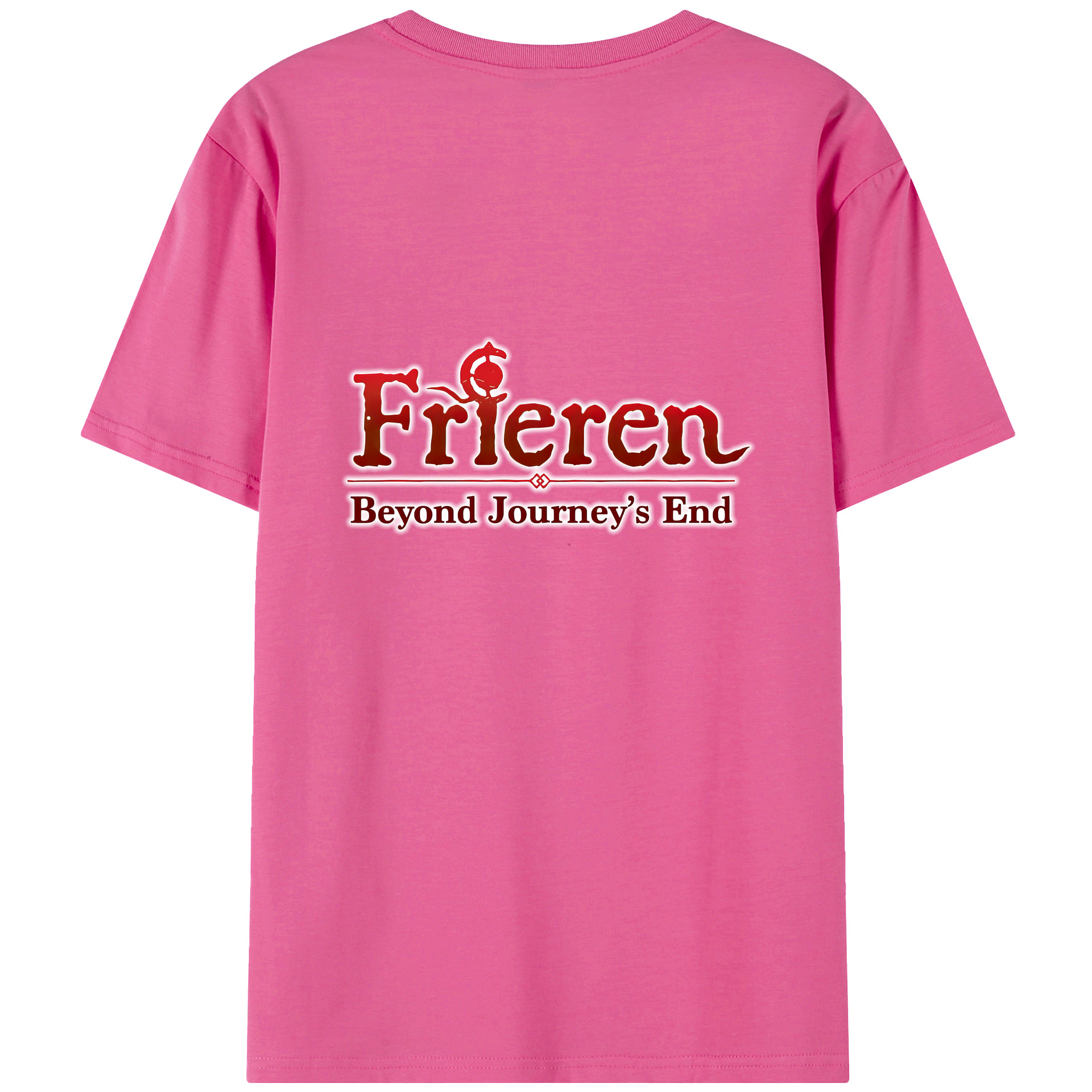 （画像用） 葬送のフリーレン Frieren レディース半袖Tシャツ(バックプリント)