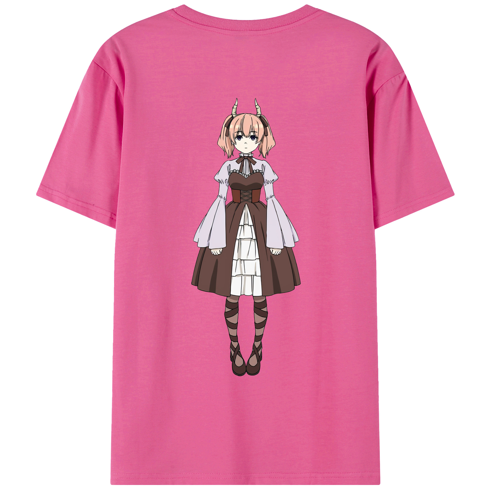 （画像用） 葬送のフリーレン Frieren レディース半袖Tシャツ(バックプリント)