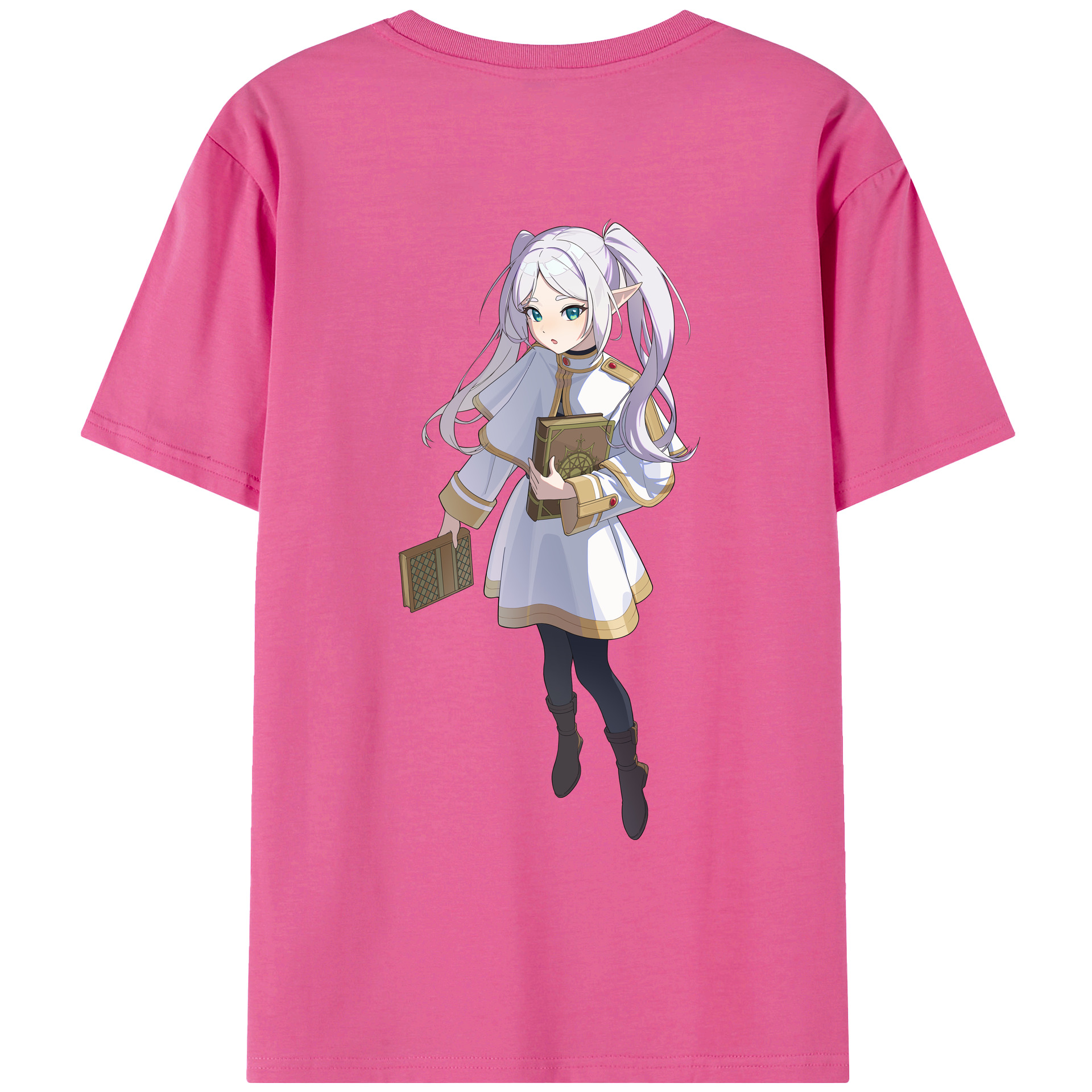 （画像用） 葬送のフリーレン Frieren レディース半袖Tシャツ(バックプリント)