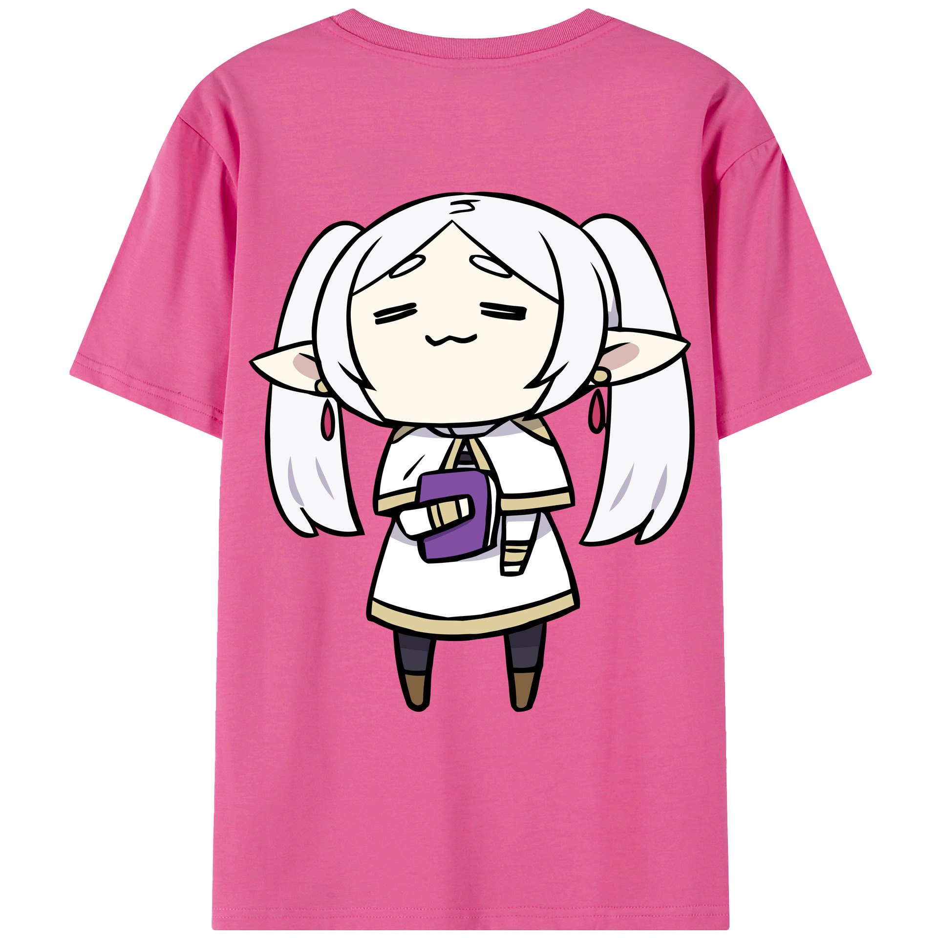 （画像用） 葬送のフリーレン Frieren レディース半袖Tシャツ(バックプリント)