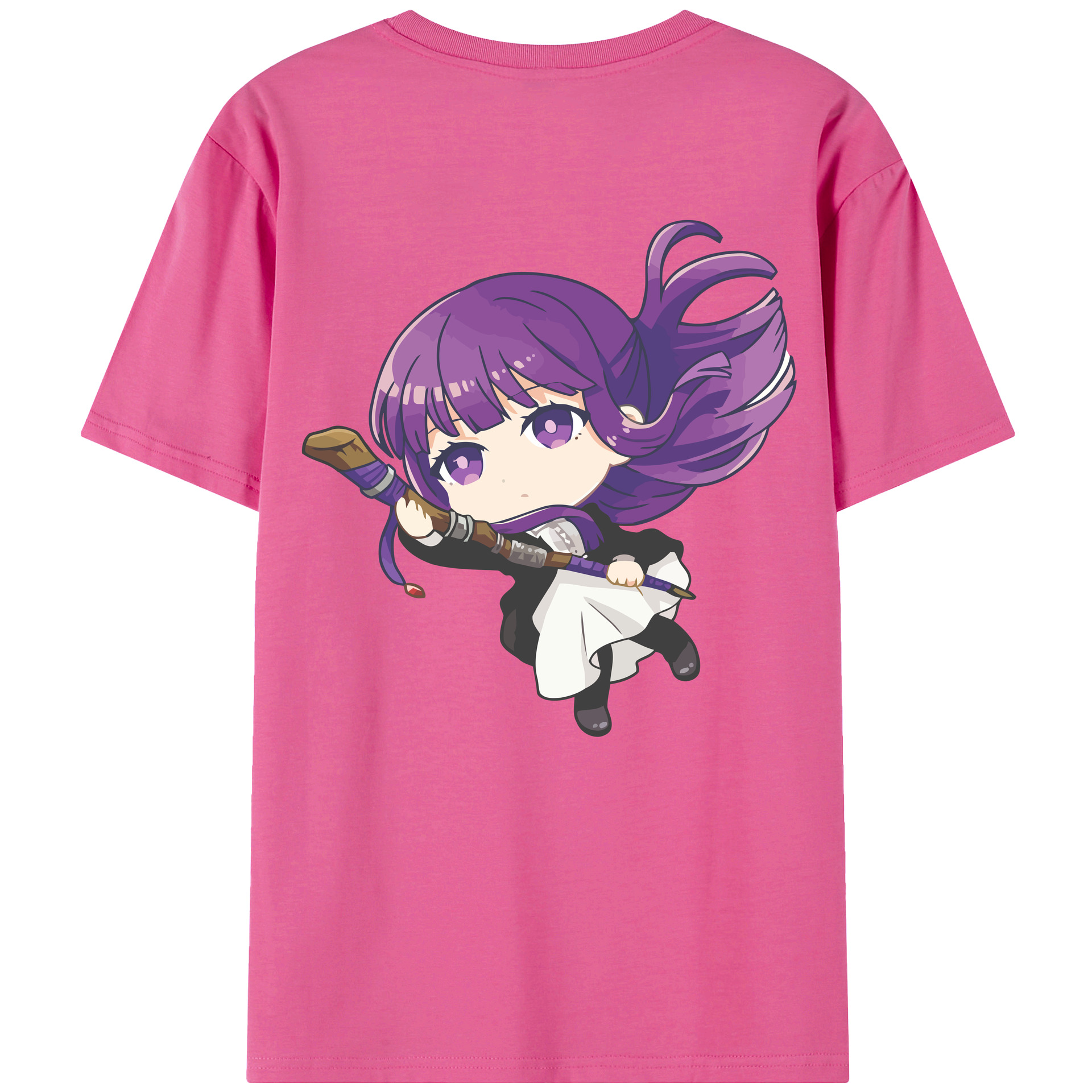 （画像用） 葬送のフリーレン Frieren レディース半袖Tシャツ(バックプリント)