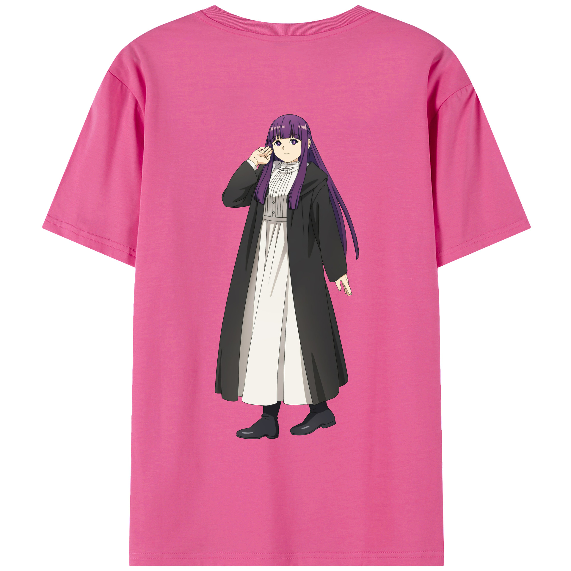 （画像用） 葬送のフリーレン Frieren レディース半袖Tシャツ(バックプリント)