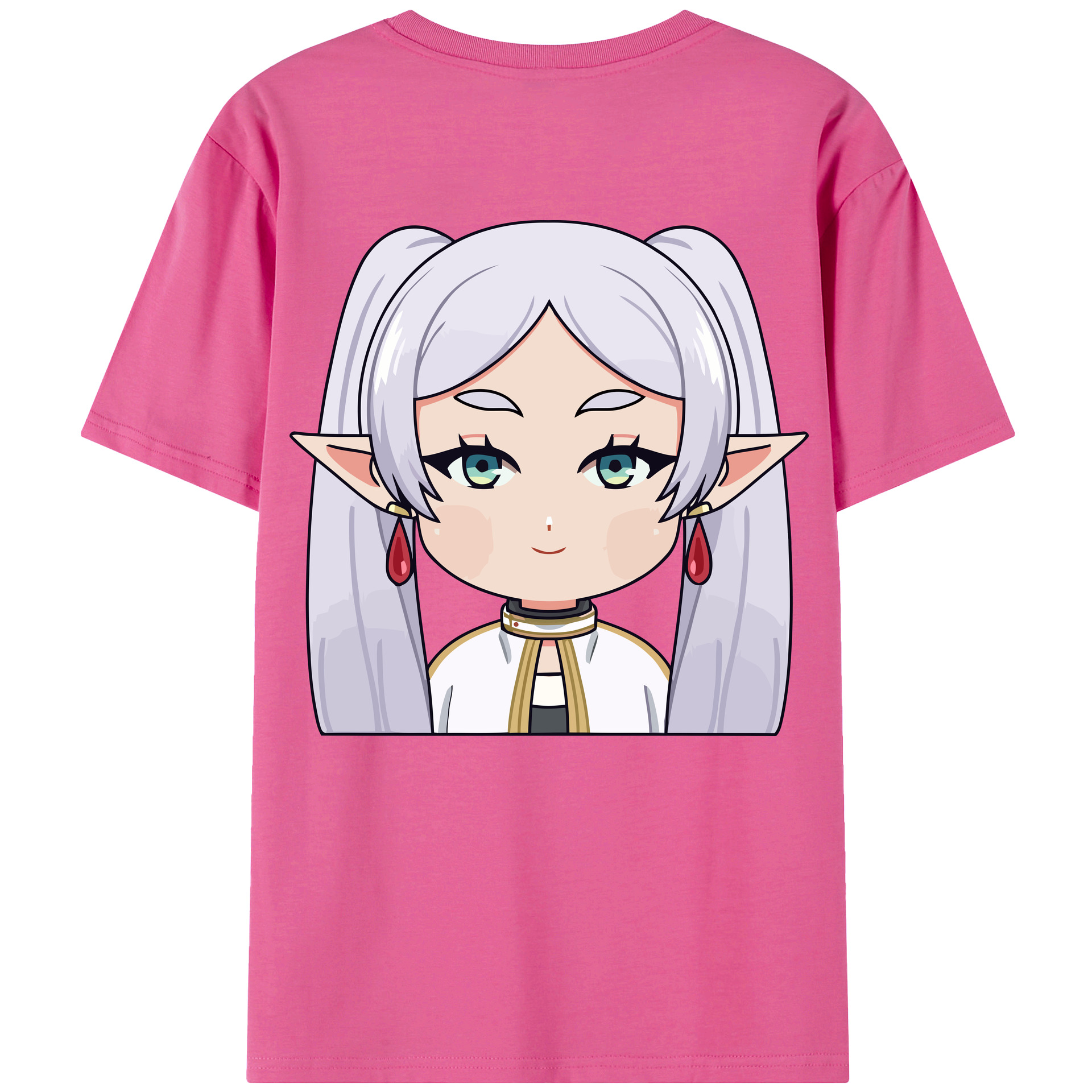 （画像用） 葬送のフリーレン Frieren レディース半袖Tシャツ(バックプリント)