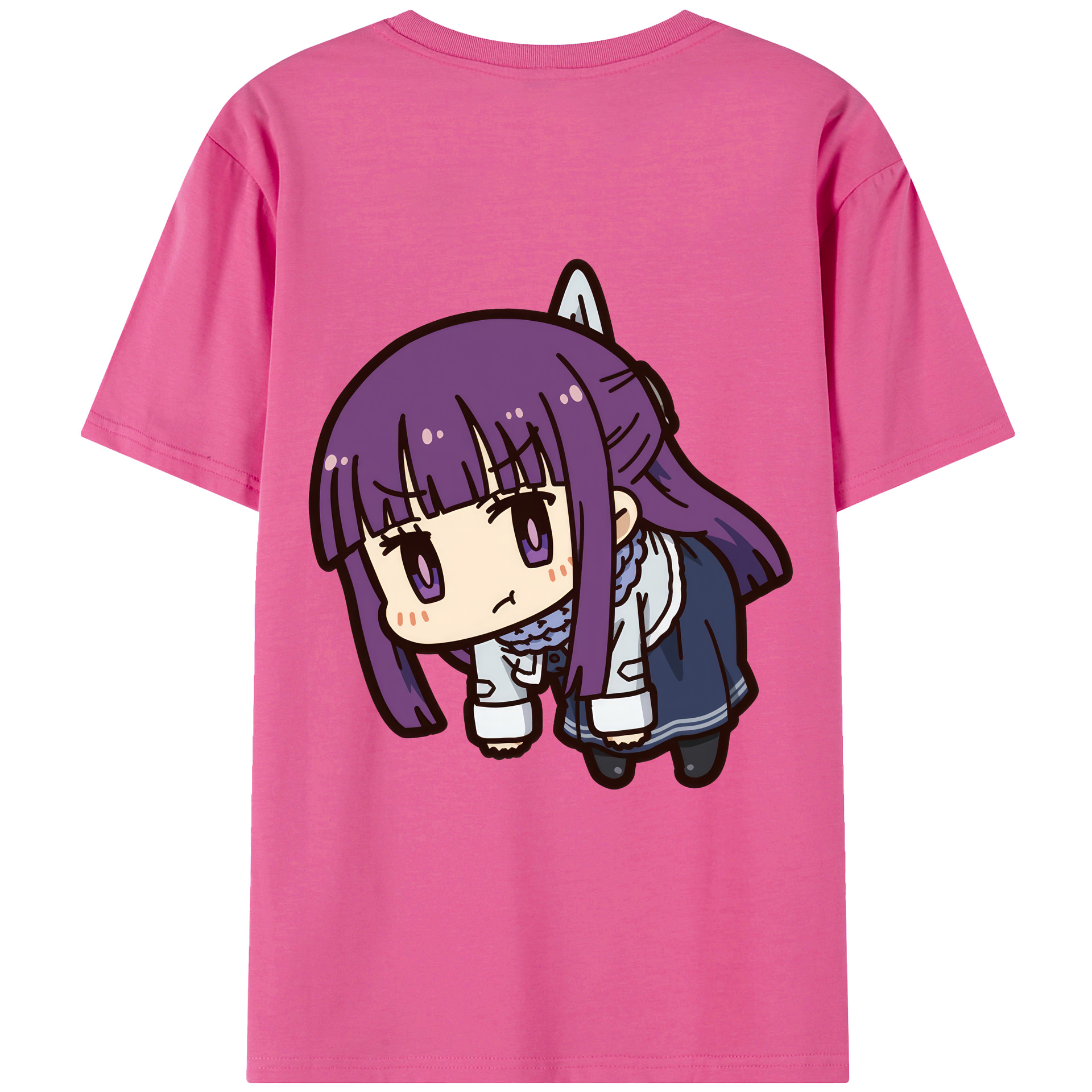 （画像用） 葬送のフリーレン Frieren レディース半袖Tシャツ(バックプリント)