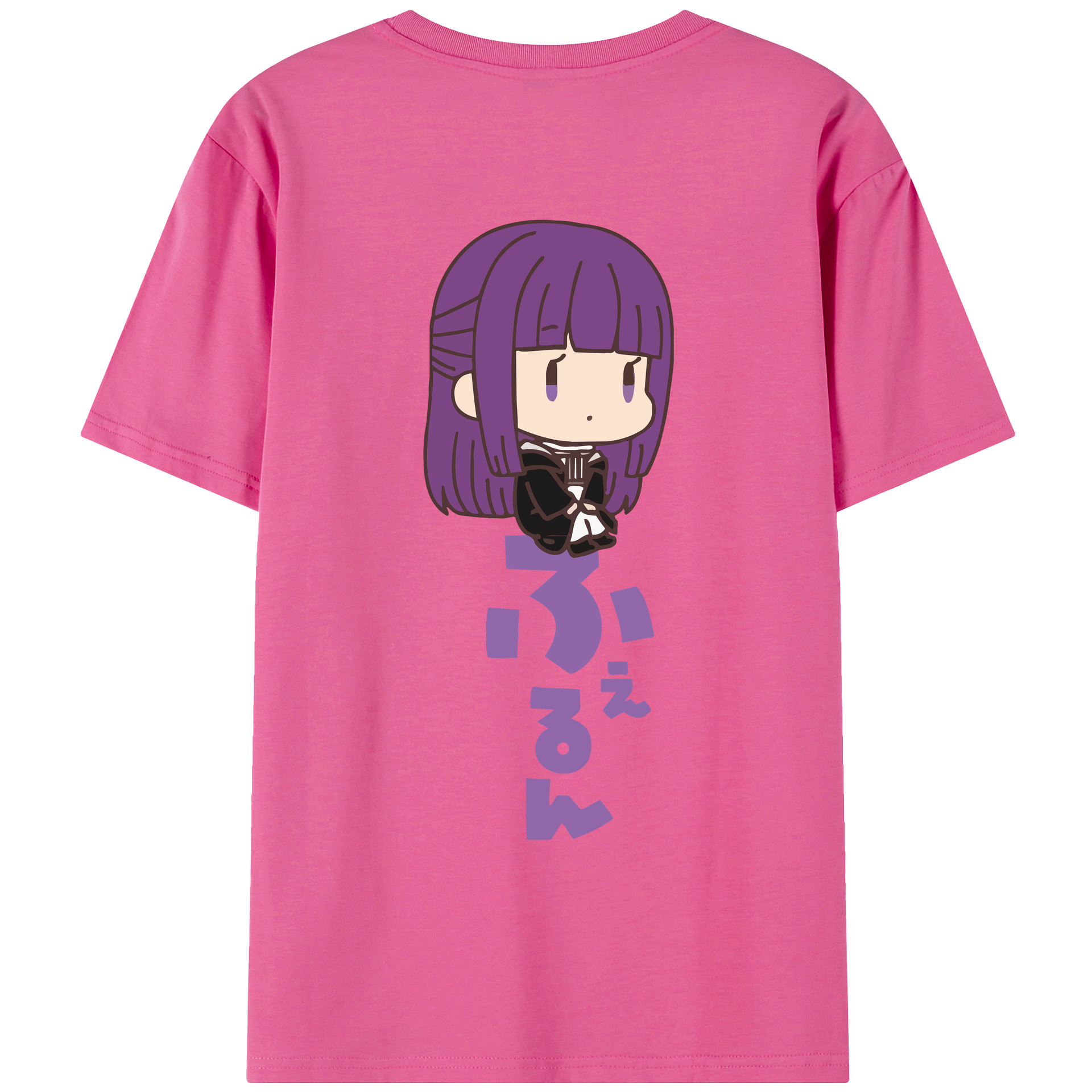 （画像用） 葬送のフリーレン Frieren レディース半袖Tシャツ(バックプリント)