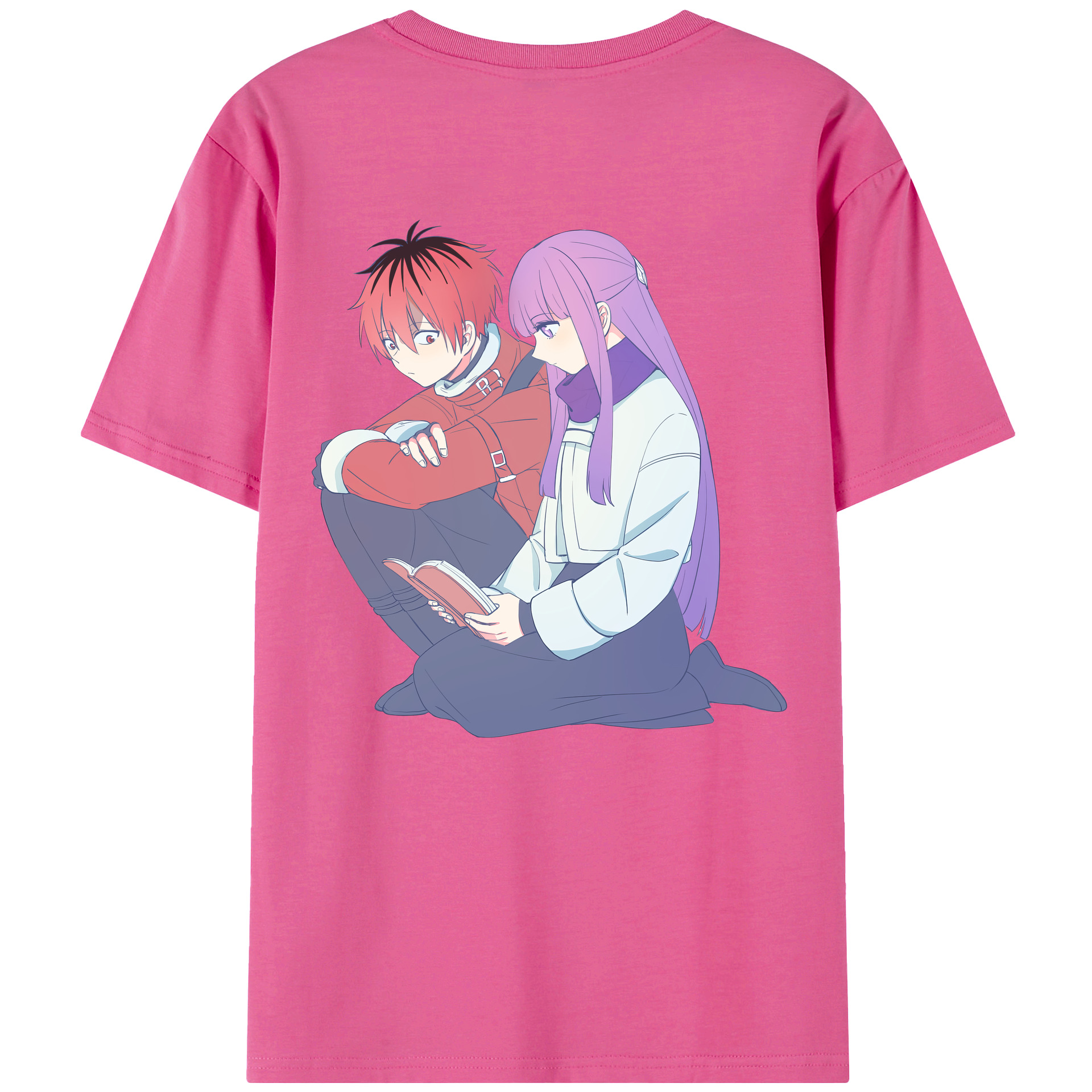 （画像用） 葬送のフリーレン Frieren レディース半袖Tシャツ(バックプリント)