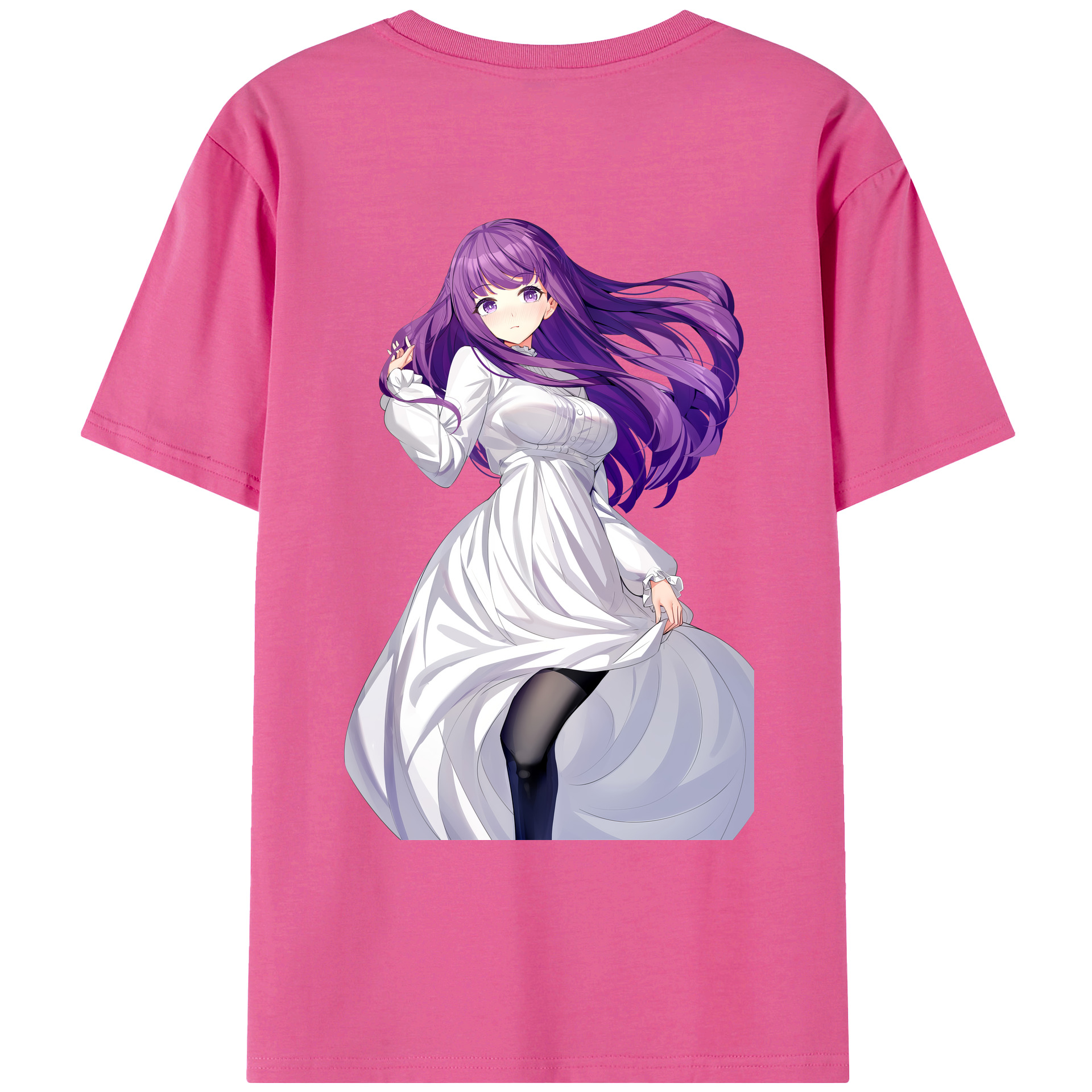 （画像用） 葬送のフリーレン Frieren レディース半袖Tシャツ(バックプリント)