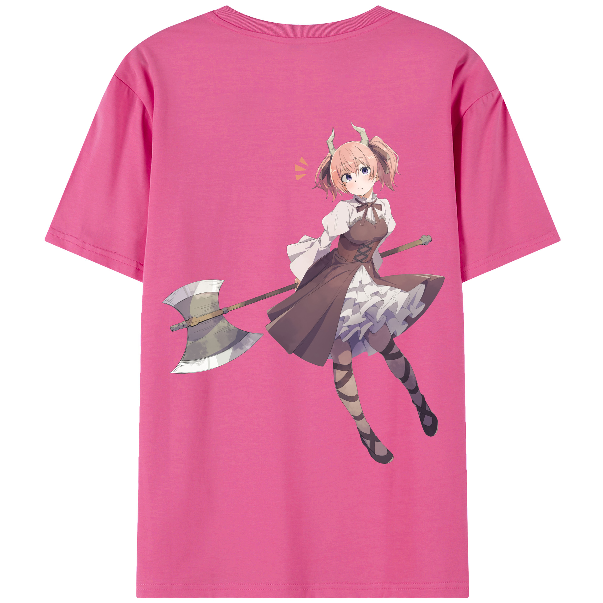 （画像用） 葬送のフリーレン Frieren レディース半袖Tシャツ(バックプリント)