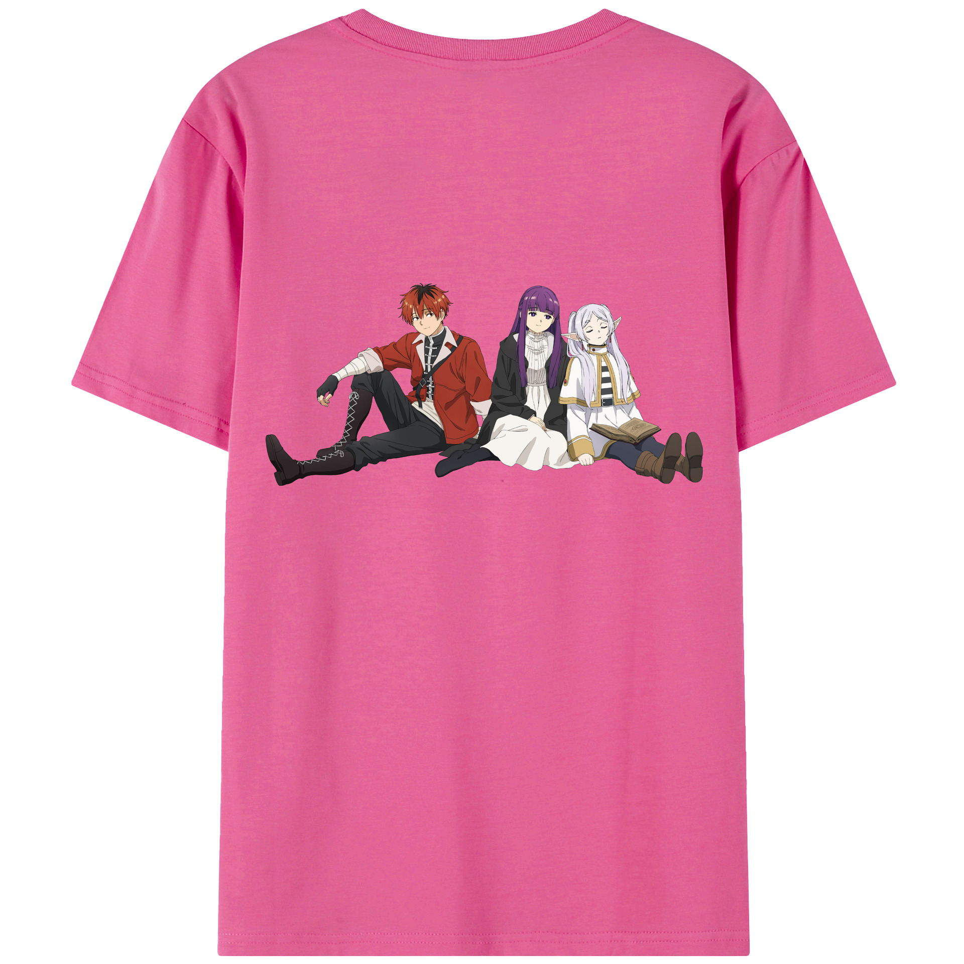 （画像用） 葬送のフリーレン Frieren レディース半袖Tシャツ(バックプリント)