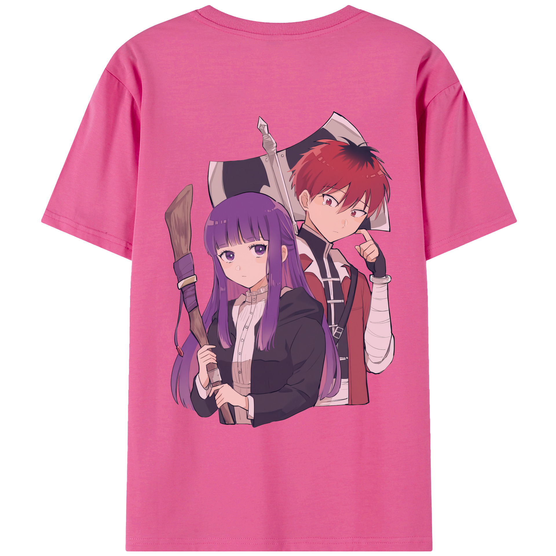 （画像用） 葬送のフリーレン Frieren レディース半袖Tシャツ(バックプリント)