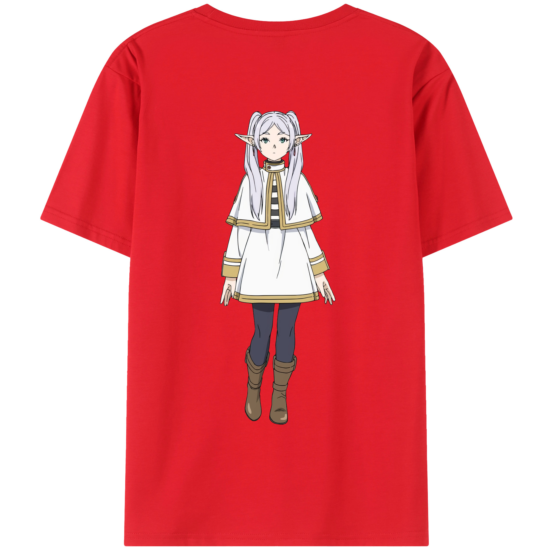 （画像用） 葬送のフリーレン Frieren レディース半袖Tシャツ(バックプリント)