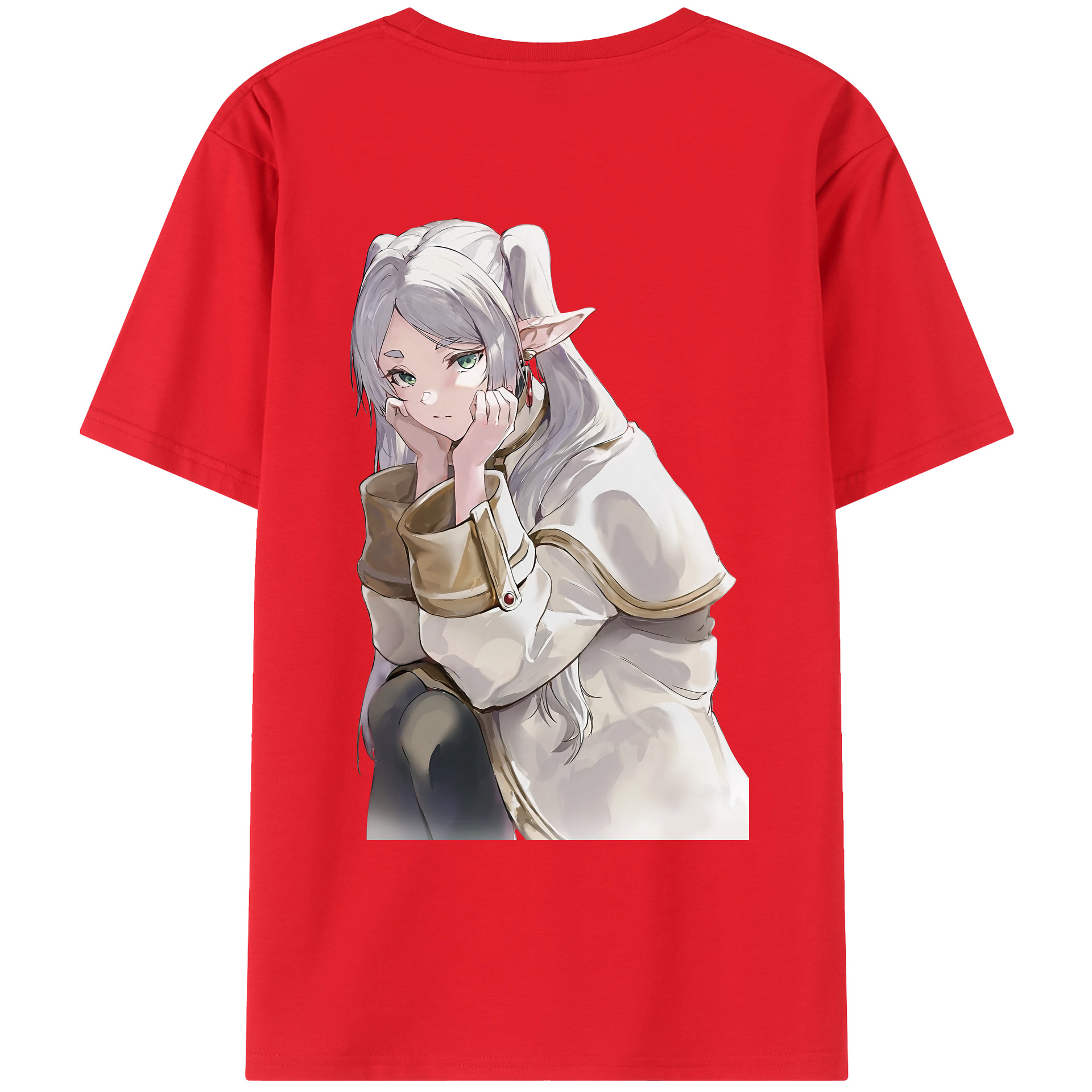（画像用） 葬送のフリーレン Frieren レディース半袖Tシャツ(バックプリント)