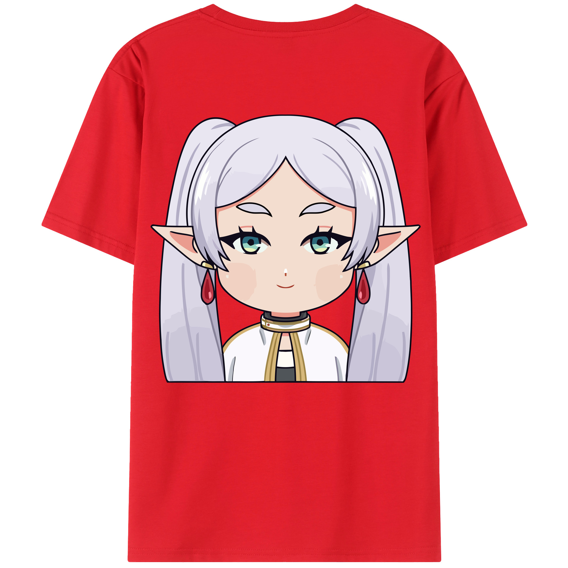 （画像用） 葬送のフリーレン Frieren レディース半袖Tシャツ(バックプリント)