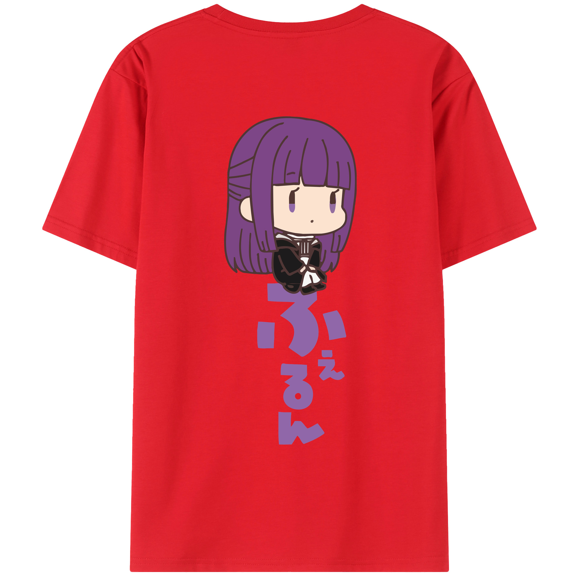 （画像用） 葬送のフリーレン Frieren レディース半袖Tシャツ(バックプリント)
