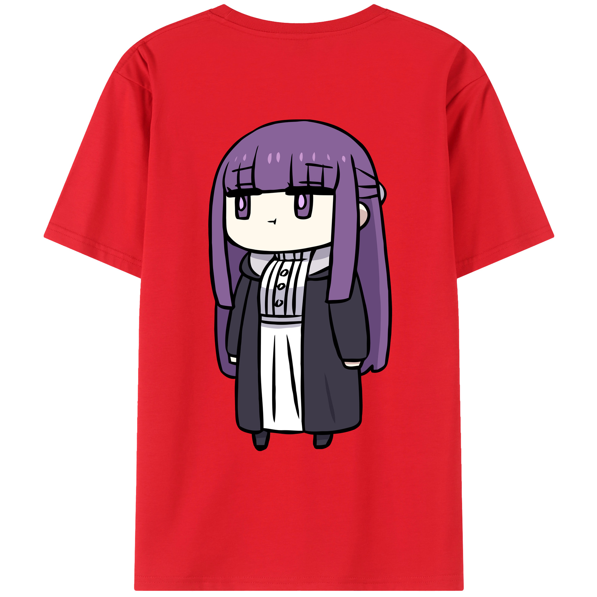 （画像用） 葬送のフリーレン Frieren レディース半袖Tシャツ(バックプリント)