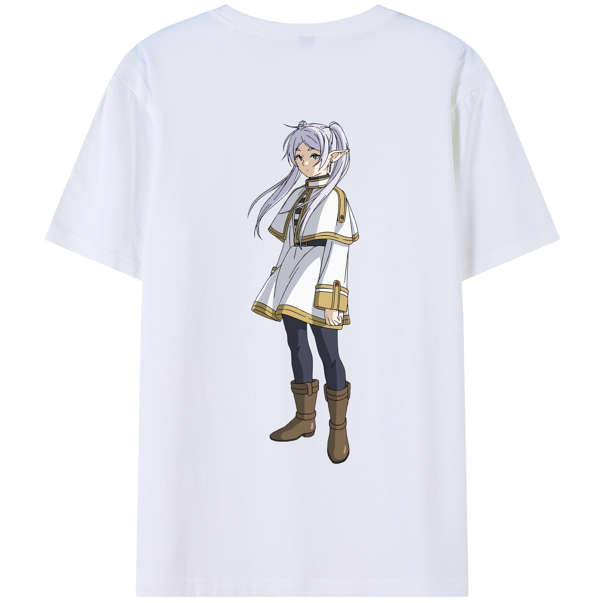 （画像用） 葬送のフリーレン Frieren レディース半袖Tシャツ(バックプリント)