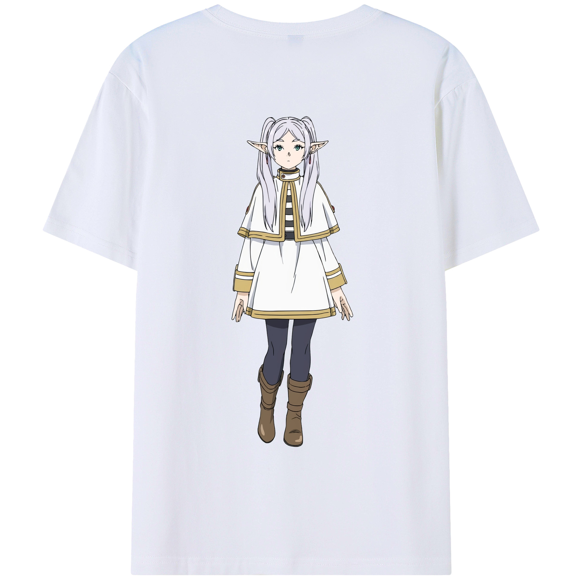 （画像用） 葬送のフリーレン Frieren レディース半袖Tシャツ(バックプリント)