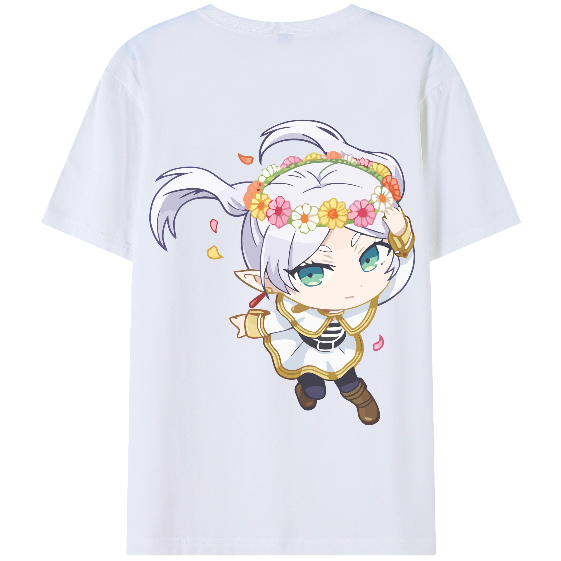 （画像用） 葬送のフリーレン Frieren レディース半袖Tシャツ(バックプリント)