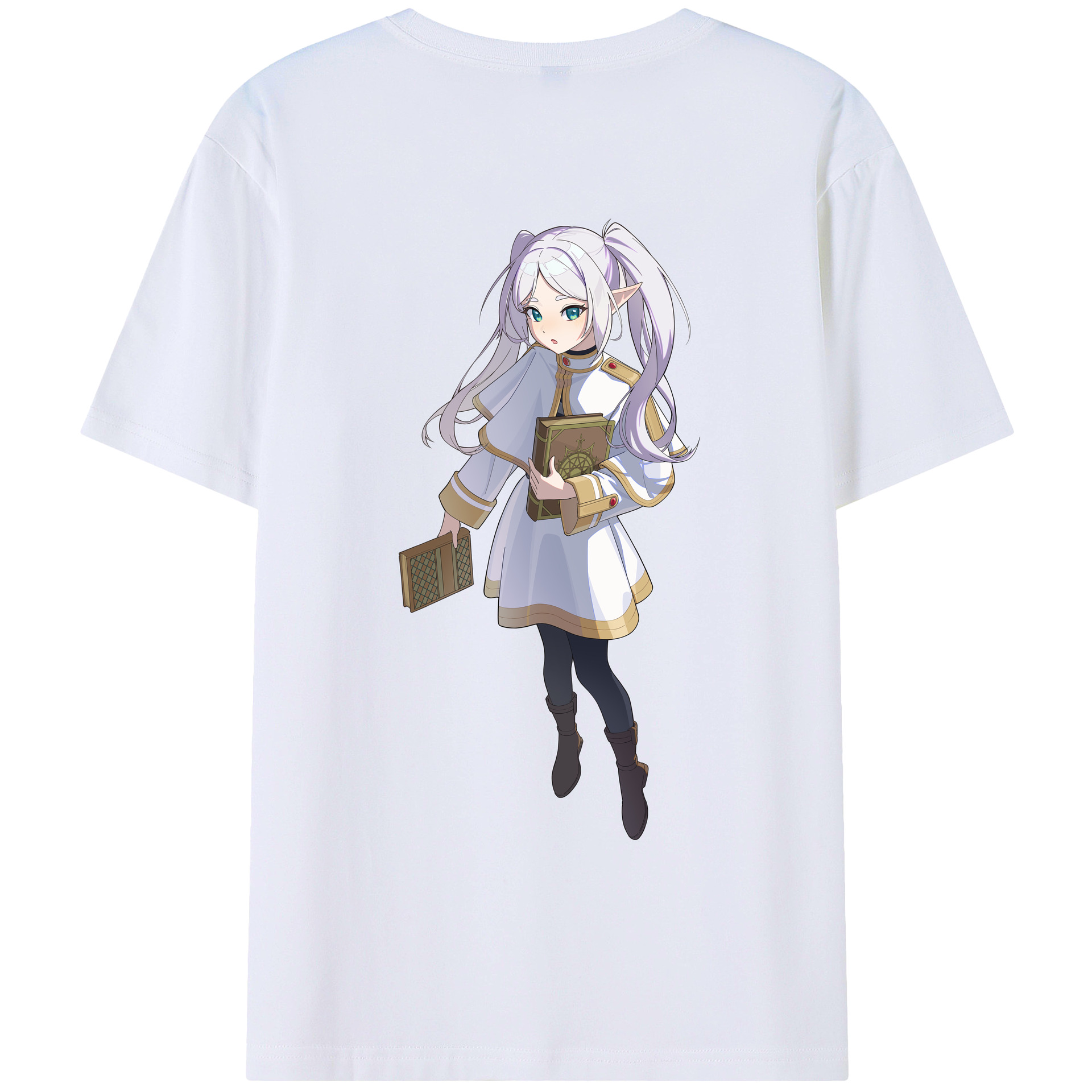 （画像用） 葬送のフリーレン Frieren レディース半袖Tシャツ(バックプリント)