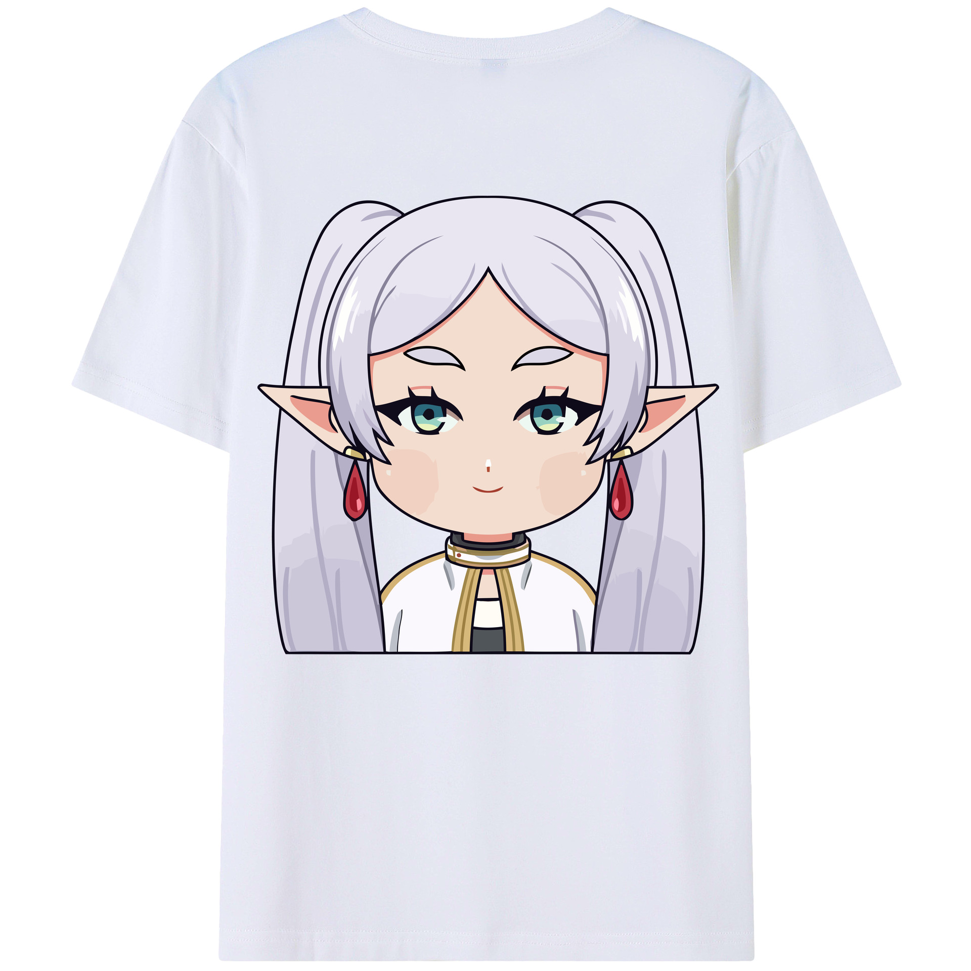 （画像用） 葬送のフリーレン Frieren レディース半袖Tシャツ(バックプリント)