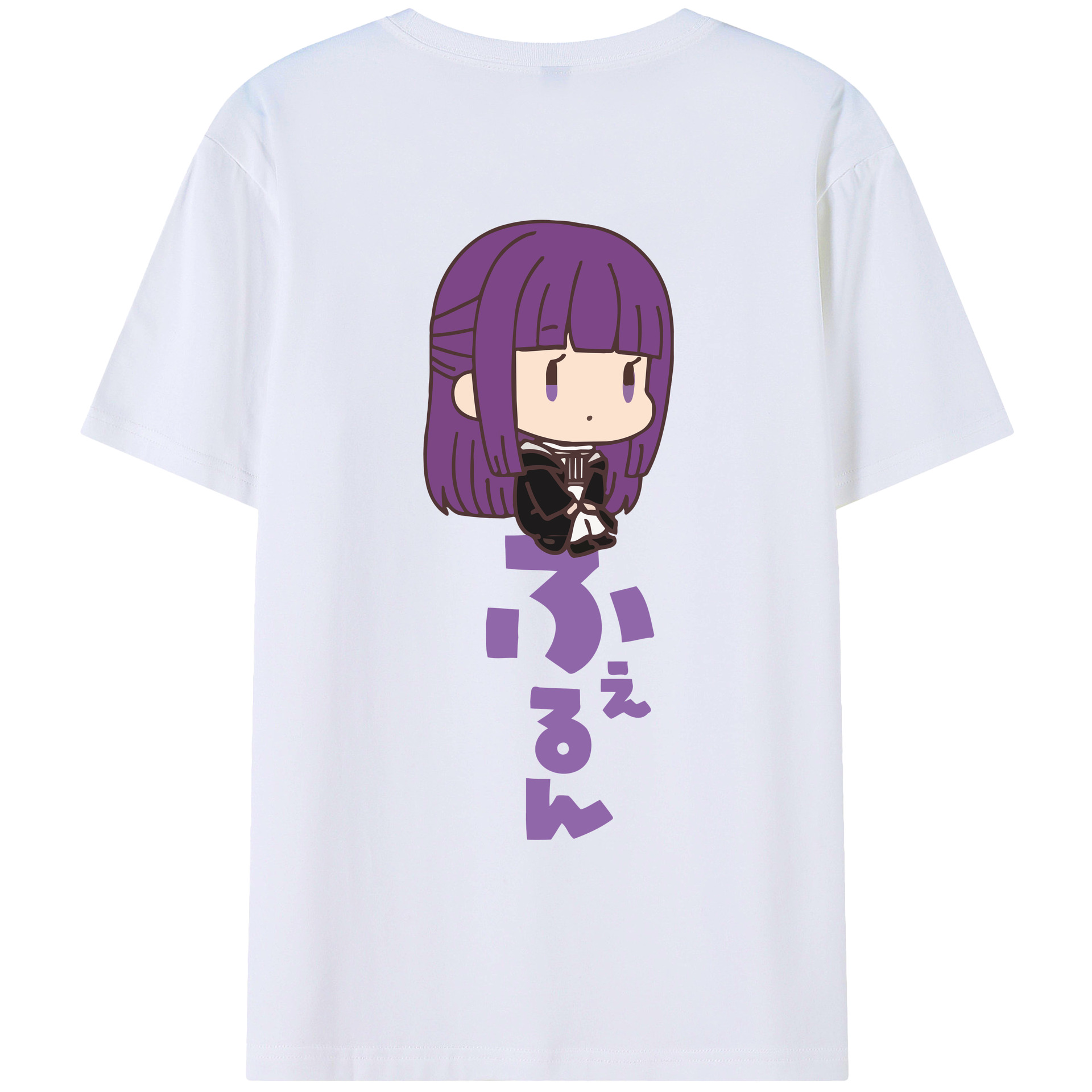 （画像用） 葬送のフリーレン Frieren レディース半袖Tシャツ(バックプリント)