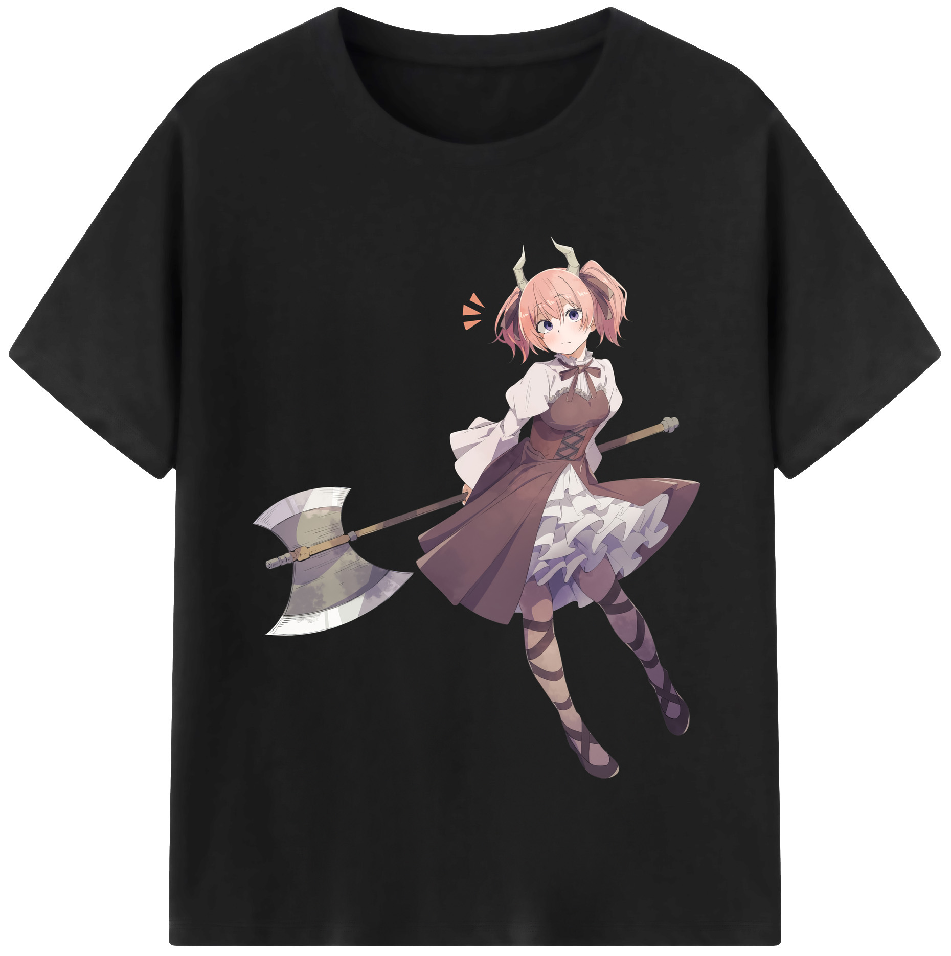 （画像用） 葬送のフリーレン Frieren レディースカジュアルプリントTシャツ（綿100％）