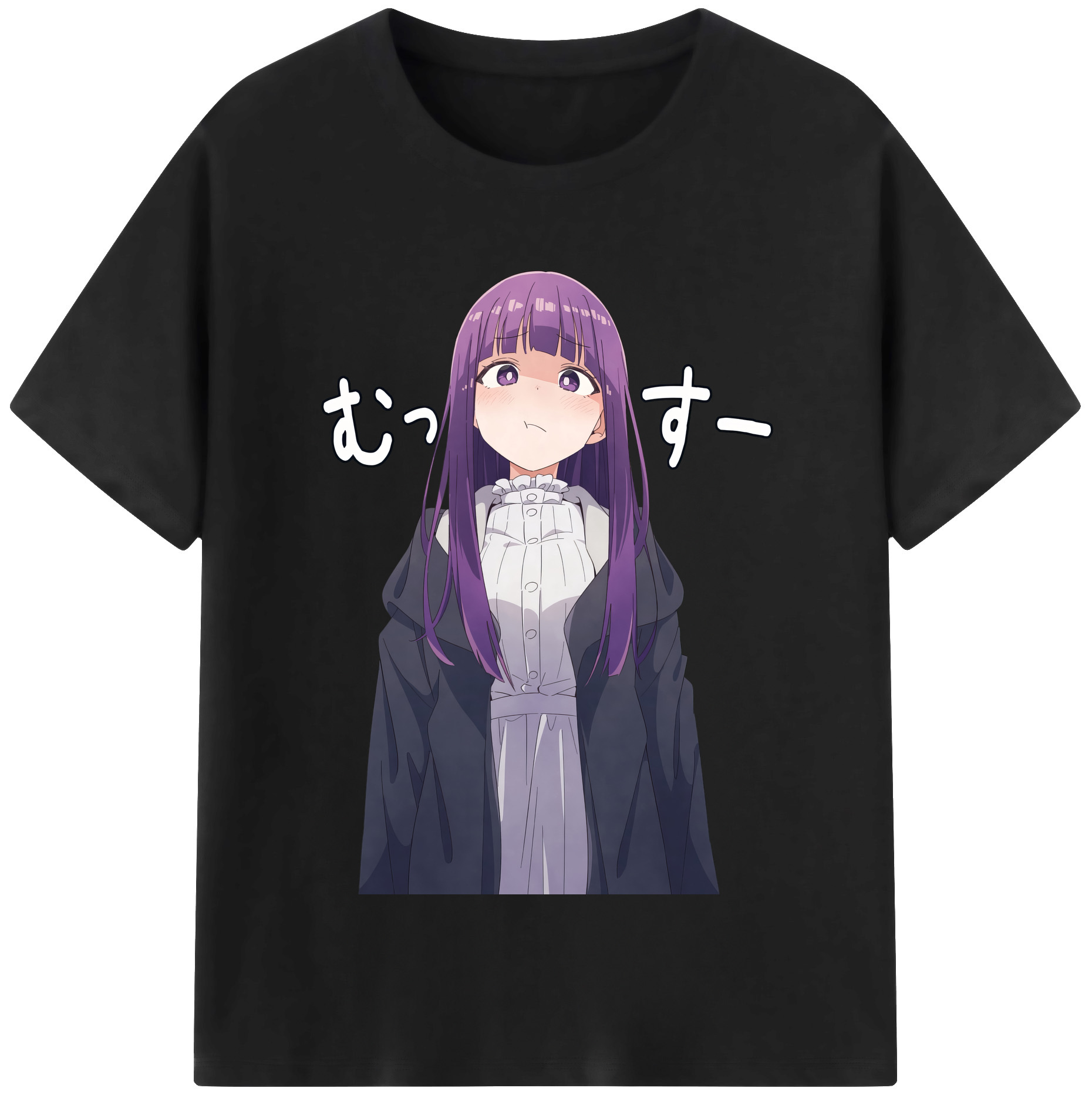 （画像用） 葬送のフリーレン Frieren レディースカジュアルプリントTシャツ（綿100％）