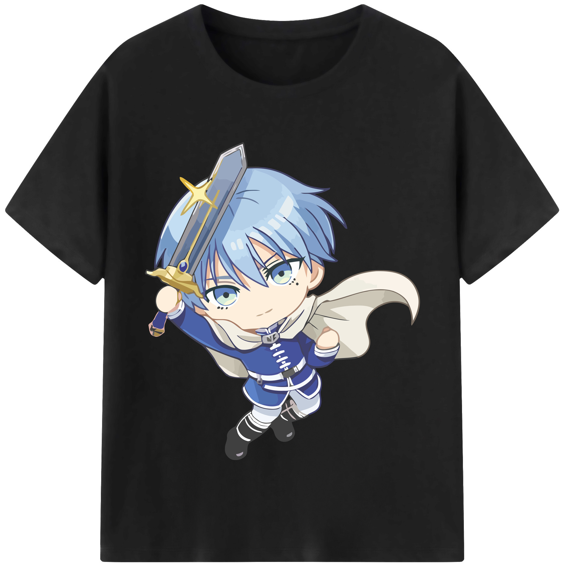 （画像用） 葬送のフリーレン Frieren レディースカジュアルプリントTシャツ（綿100％）