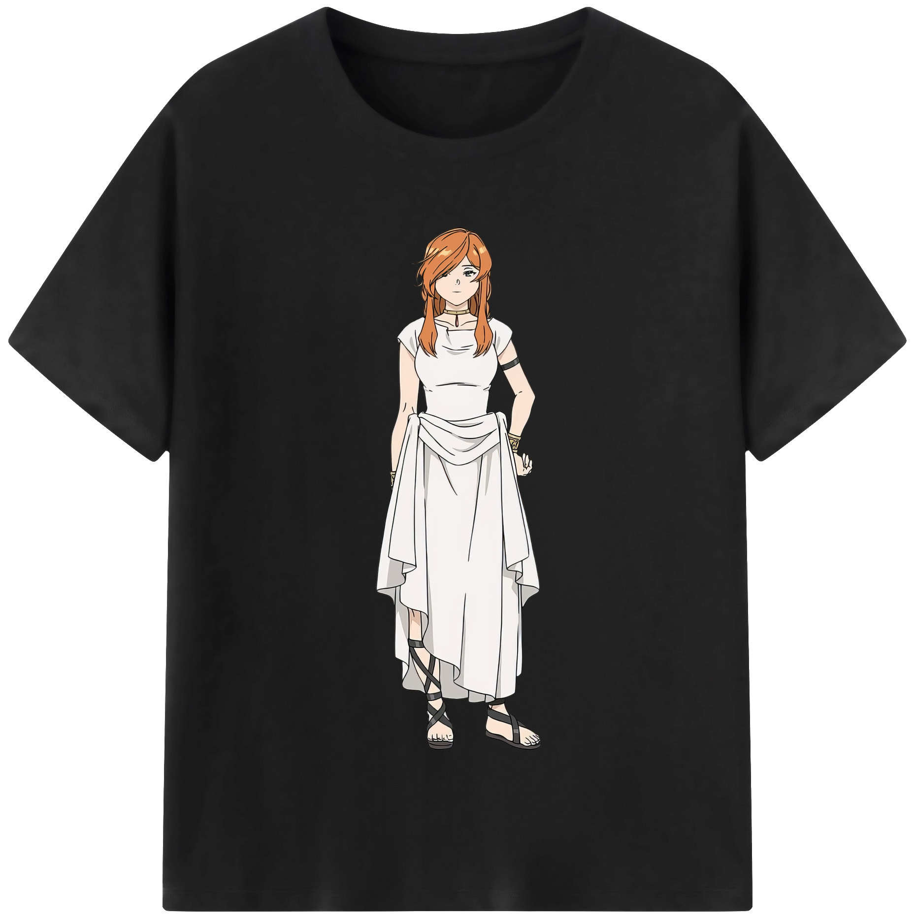 （画像用） 葬送のフリーレン Frieren レディースカジュアルプリントTシャツ（綿100％）