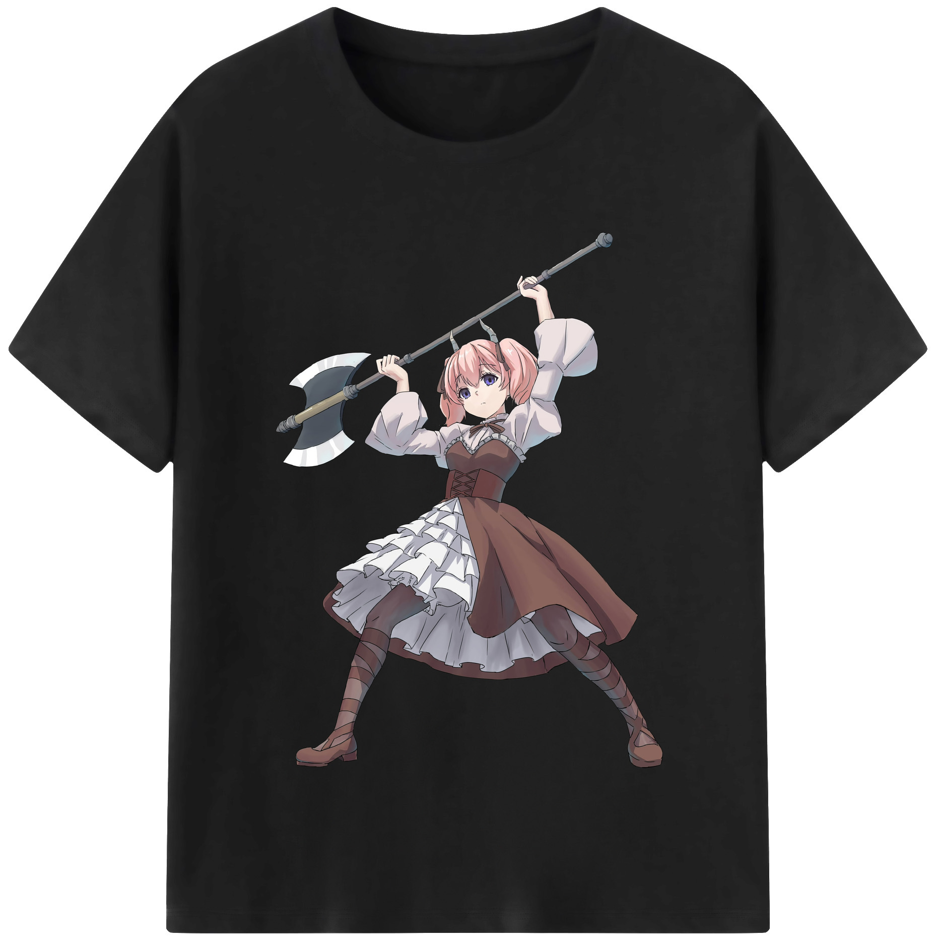 （画像用） 葬送のフリーレン Frieren レディースカジュアルプリントTシャツ（綿100％）
