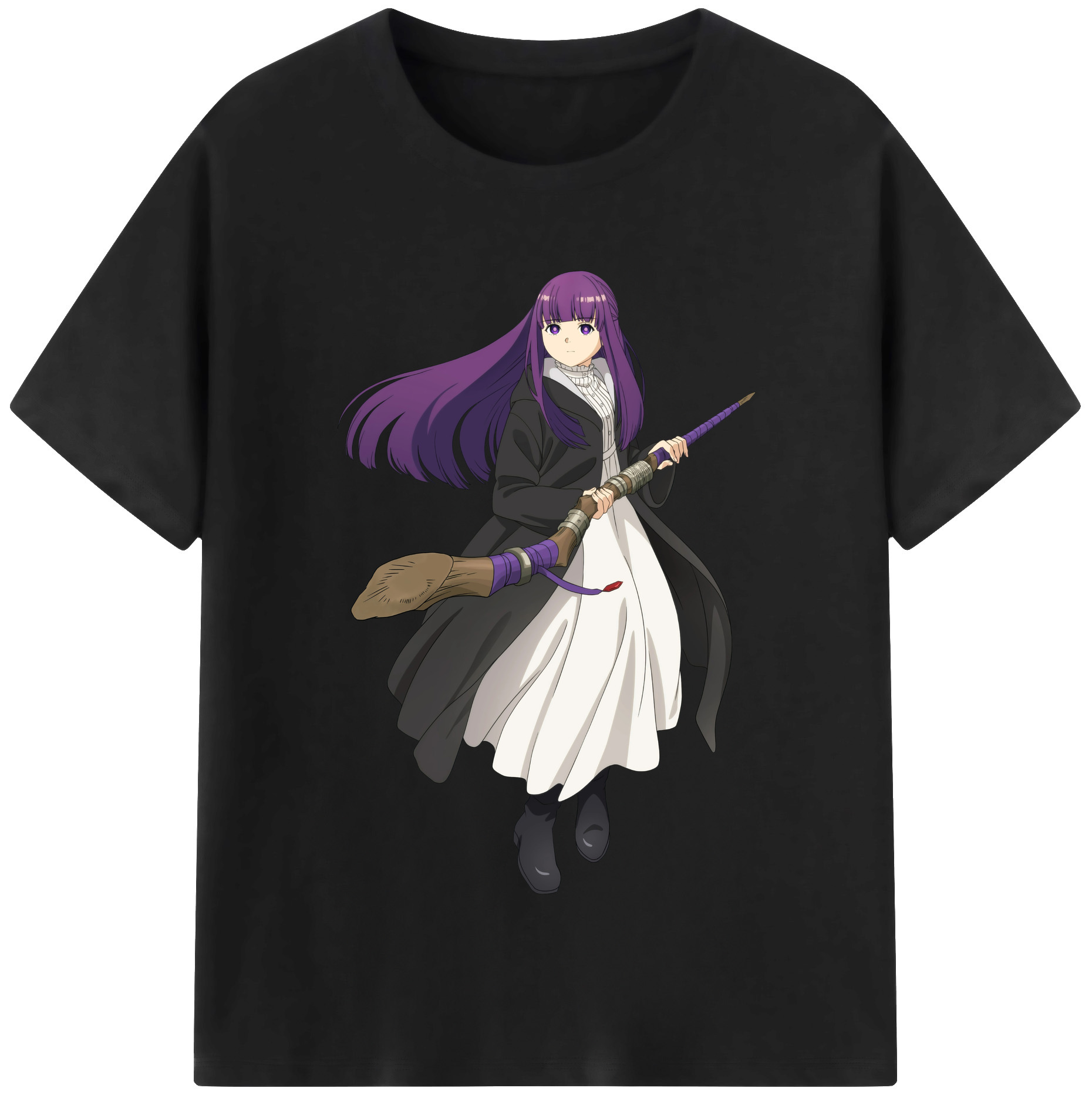（画像用） 葬送のフリーレン Frieren レディースカジュアルプリントTシャツ（綿100％）