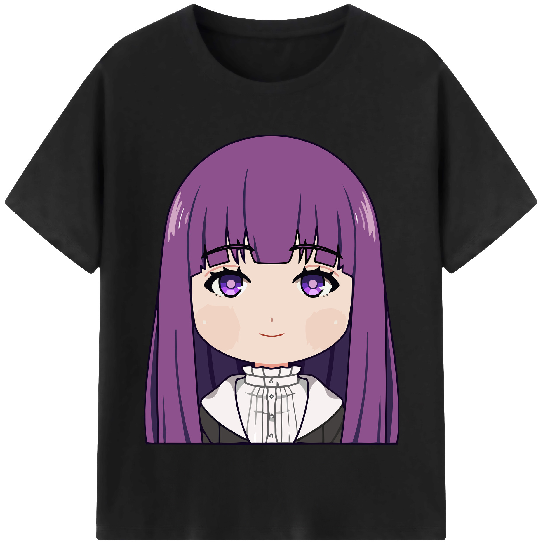（画像用） 葬送のフリーレン Frieren レディースカジュアルプリントTシャツ（綿100％）