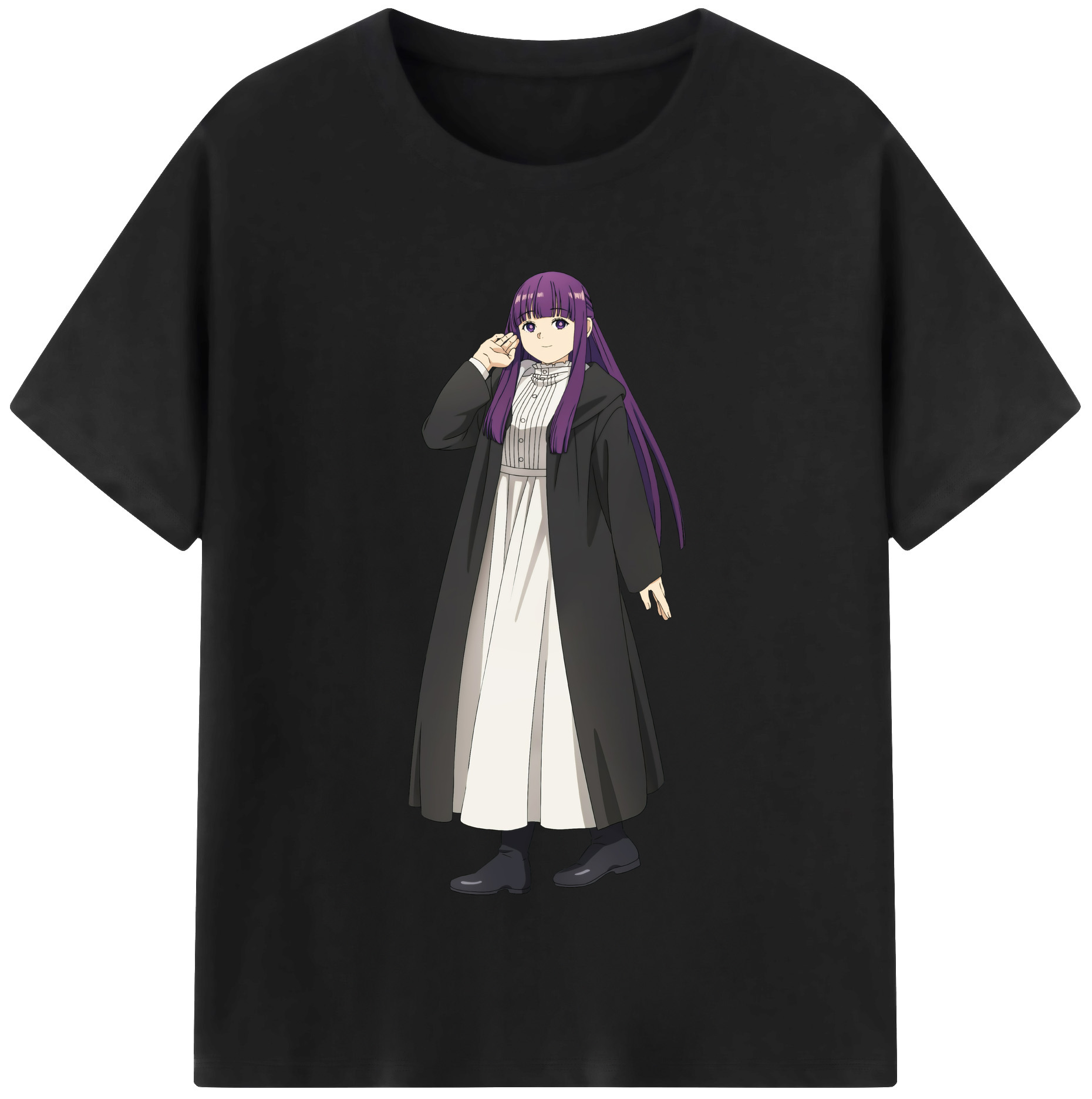 （画像用） 葬送のフリーレン Frieren レディースカジュアルプリントTシャツ（綿100％）