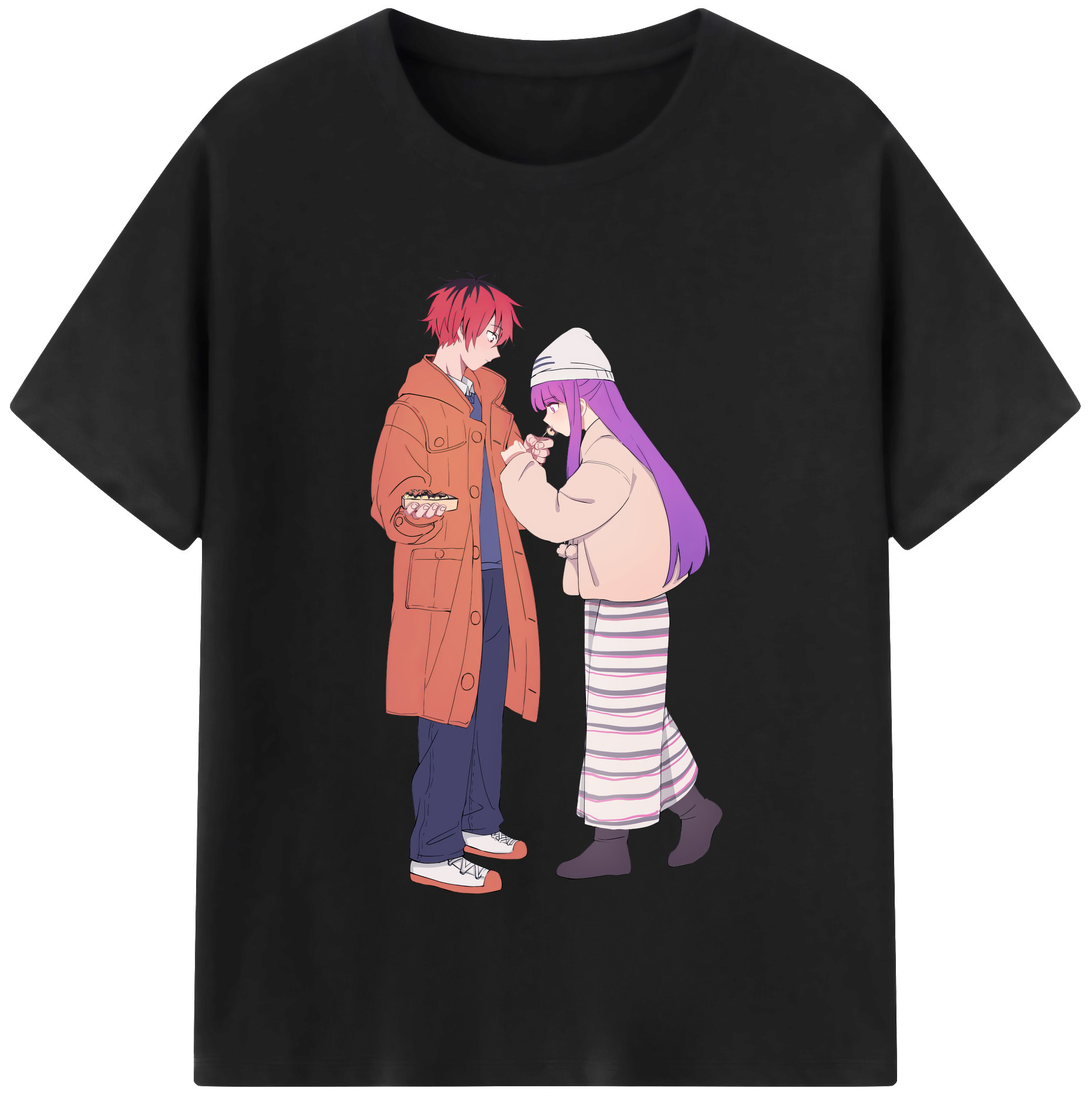 （画像用） 葬送のフリーレン Frieren レディースカジュアルプリントTシャツ（綿100％）