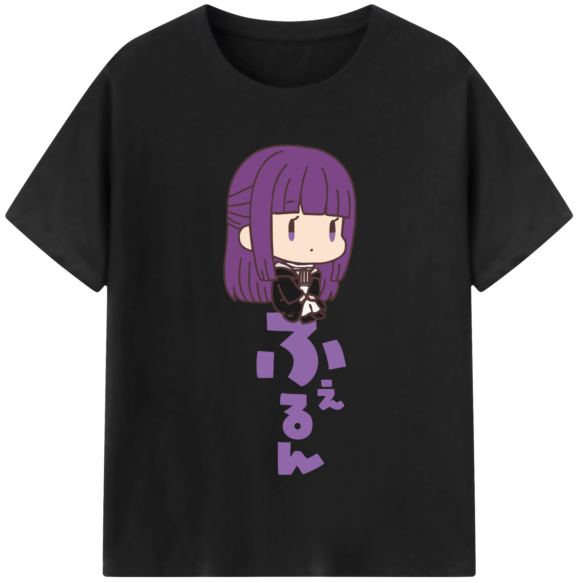 （画像用） 葬送のフリーレン Frieren レディースカジュアルプリントTシャツ（綿100％）