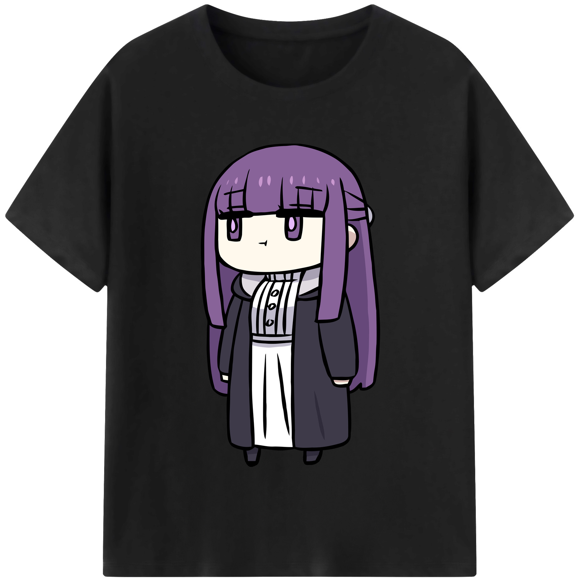 （画像用） 葬送のフリーレン Frieren レディースカジュアルプリントTシャツ（綿100％）