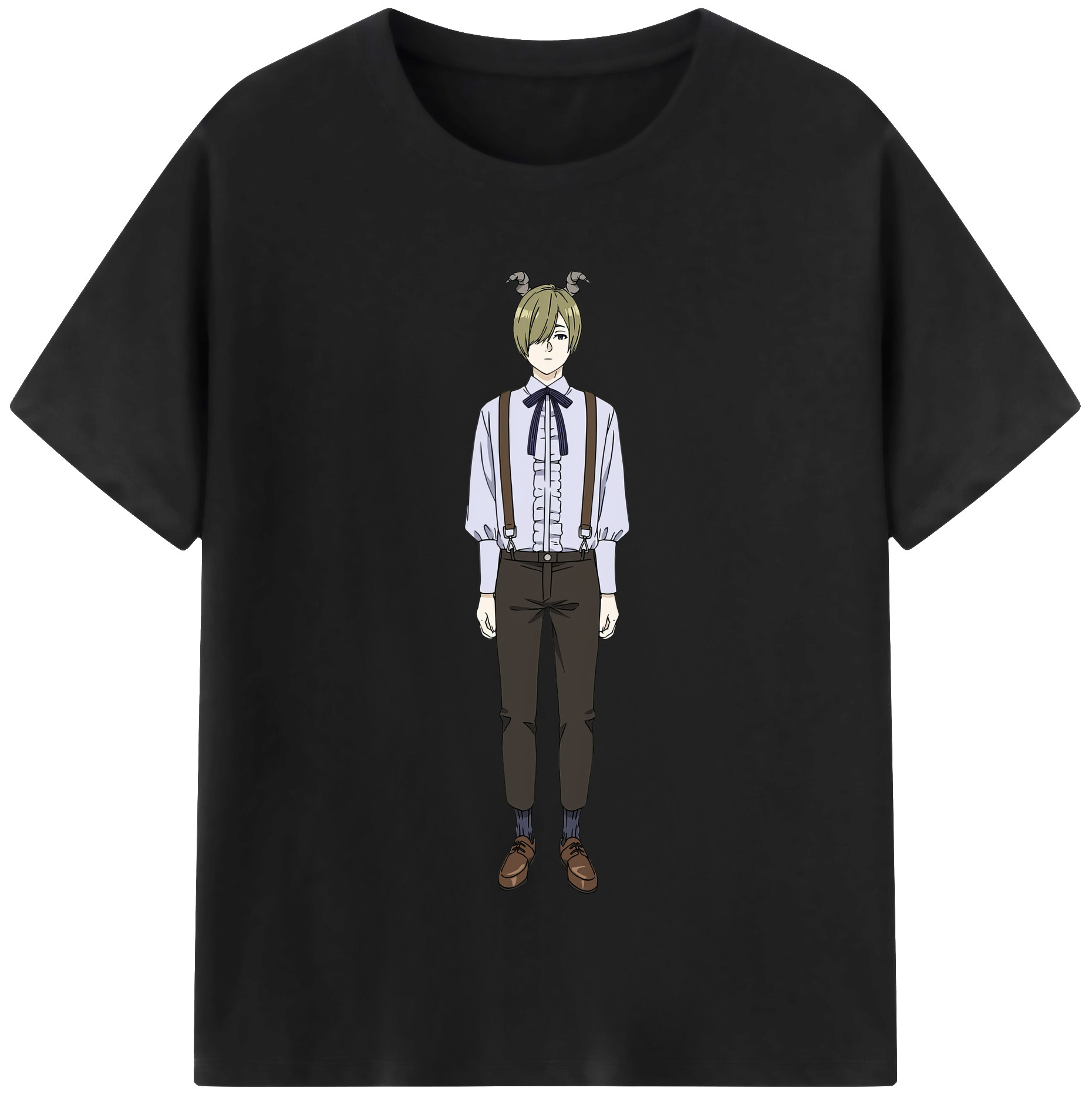 （画像用） 葬送のフリーレン Frieren レディースカジュアルプリントTシャツ（綿100％）