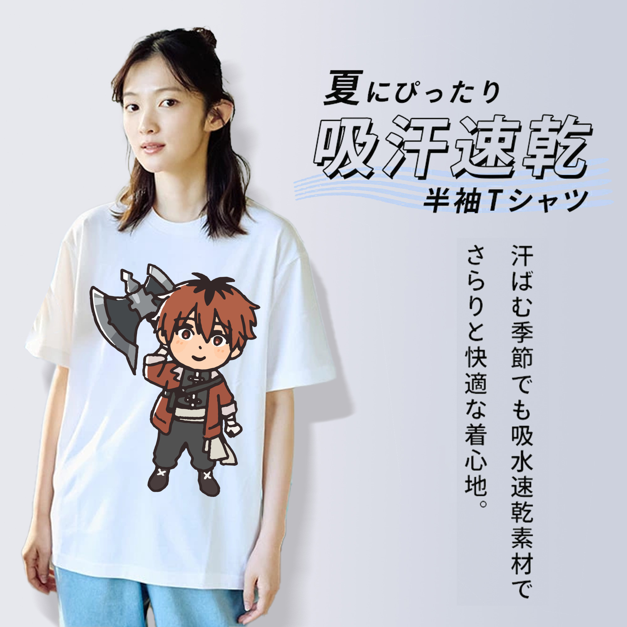 葬送のフリーレン Frieren レディースカジュアルプリントTシャツ（綿100％）
