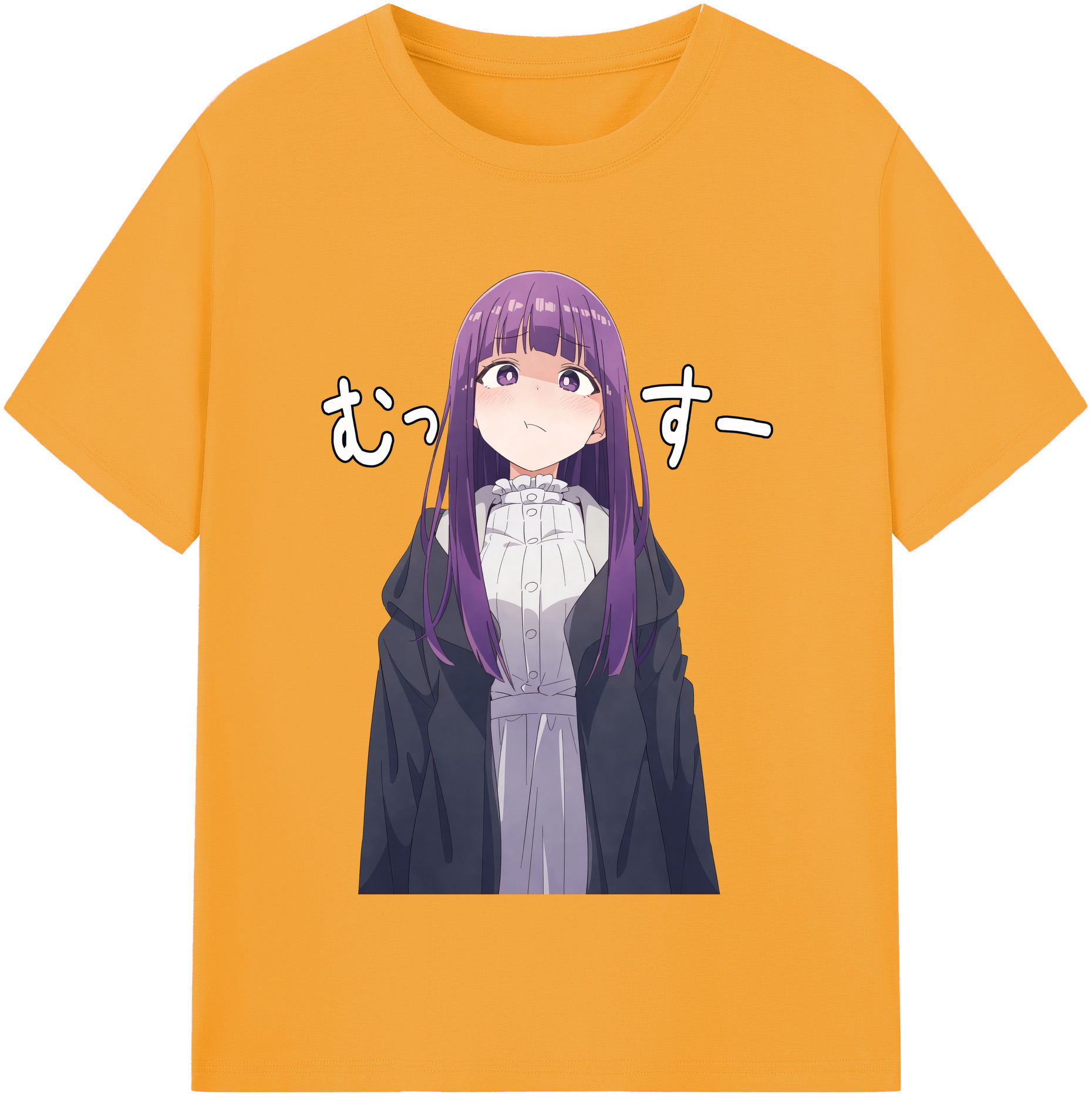 （画像用） 葬送のフリーレン Frieren レディースカジュアルプリントTシャツ（綿100％）