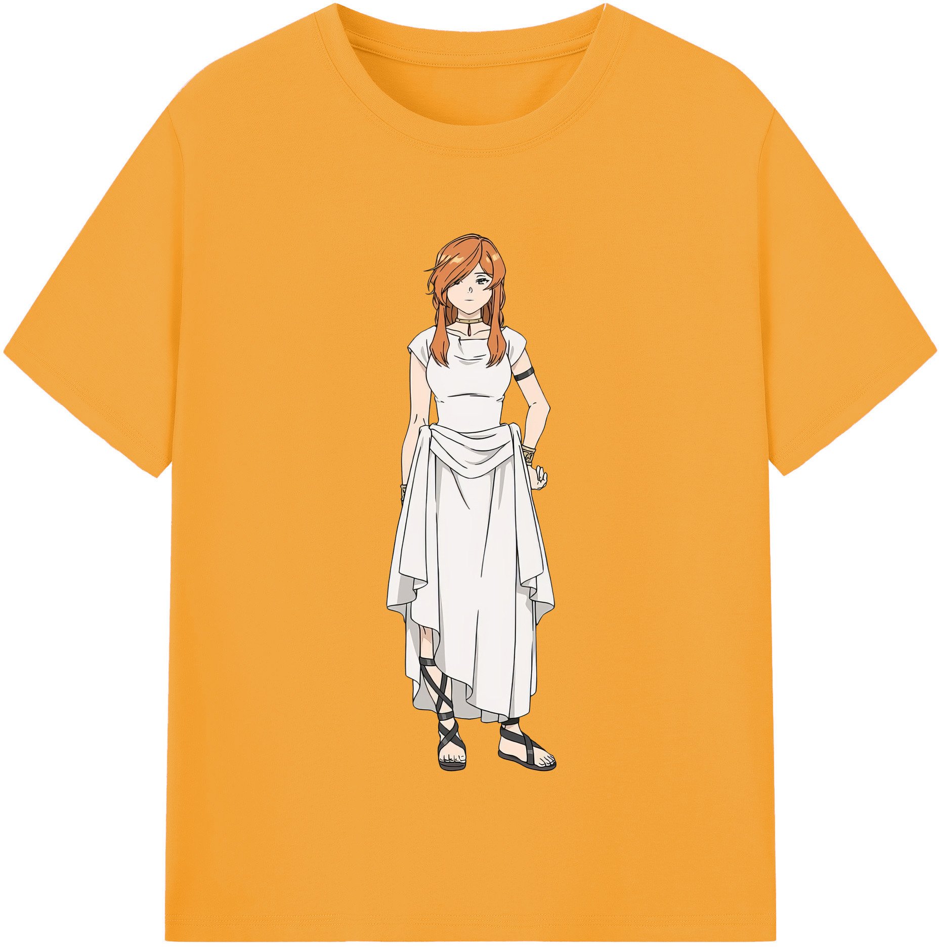 （画像用） 葬送のフリーレン Frieren レディースカジュアルプリントTシャツ（綿100％）