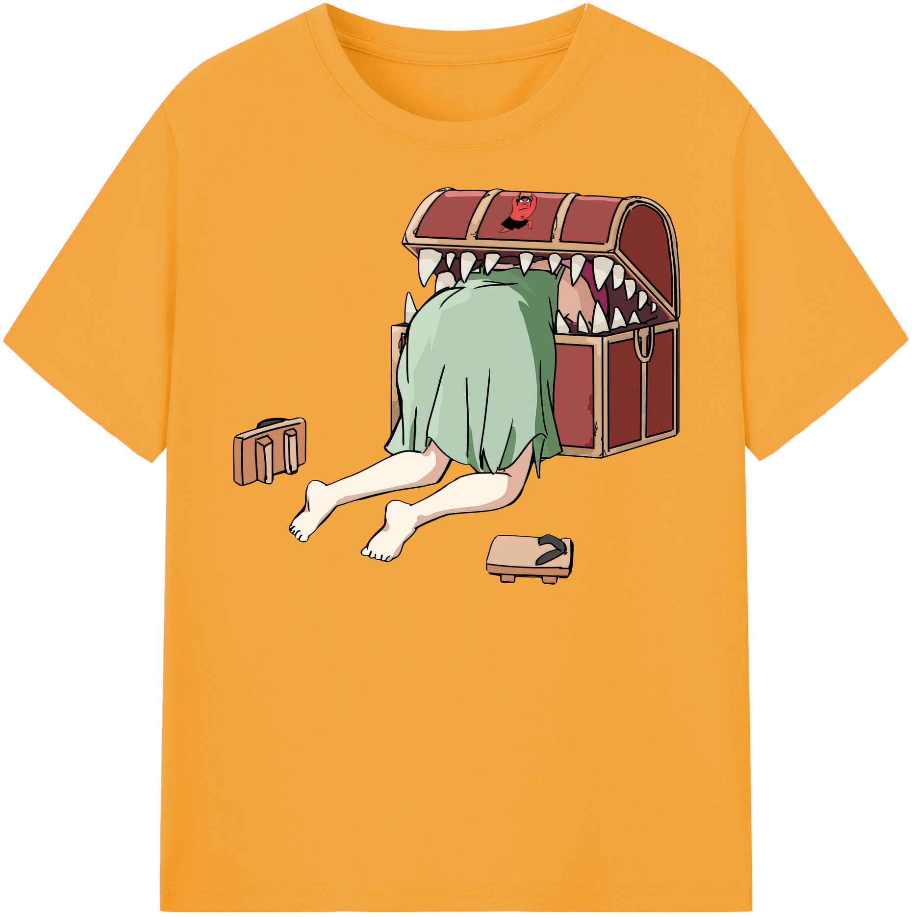 （画像用） 葬送のフリーレン Frieren レディースカジュアルプリントTシャツ（綿100％）