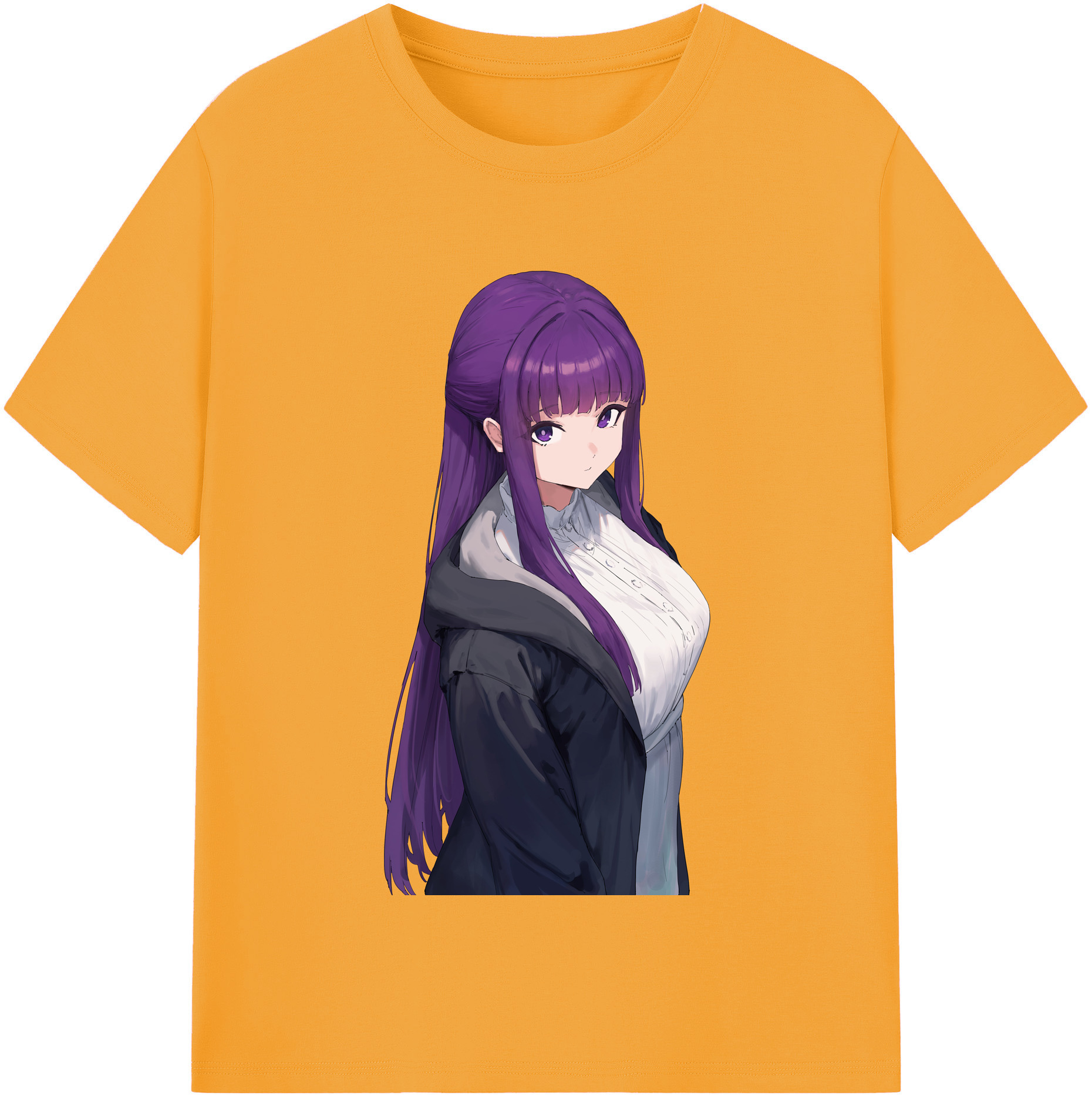（画像用） 葬送のフリーレン Frieren レディースカジュアルプリントTシャツ（綿100％）