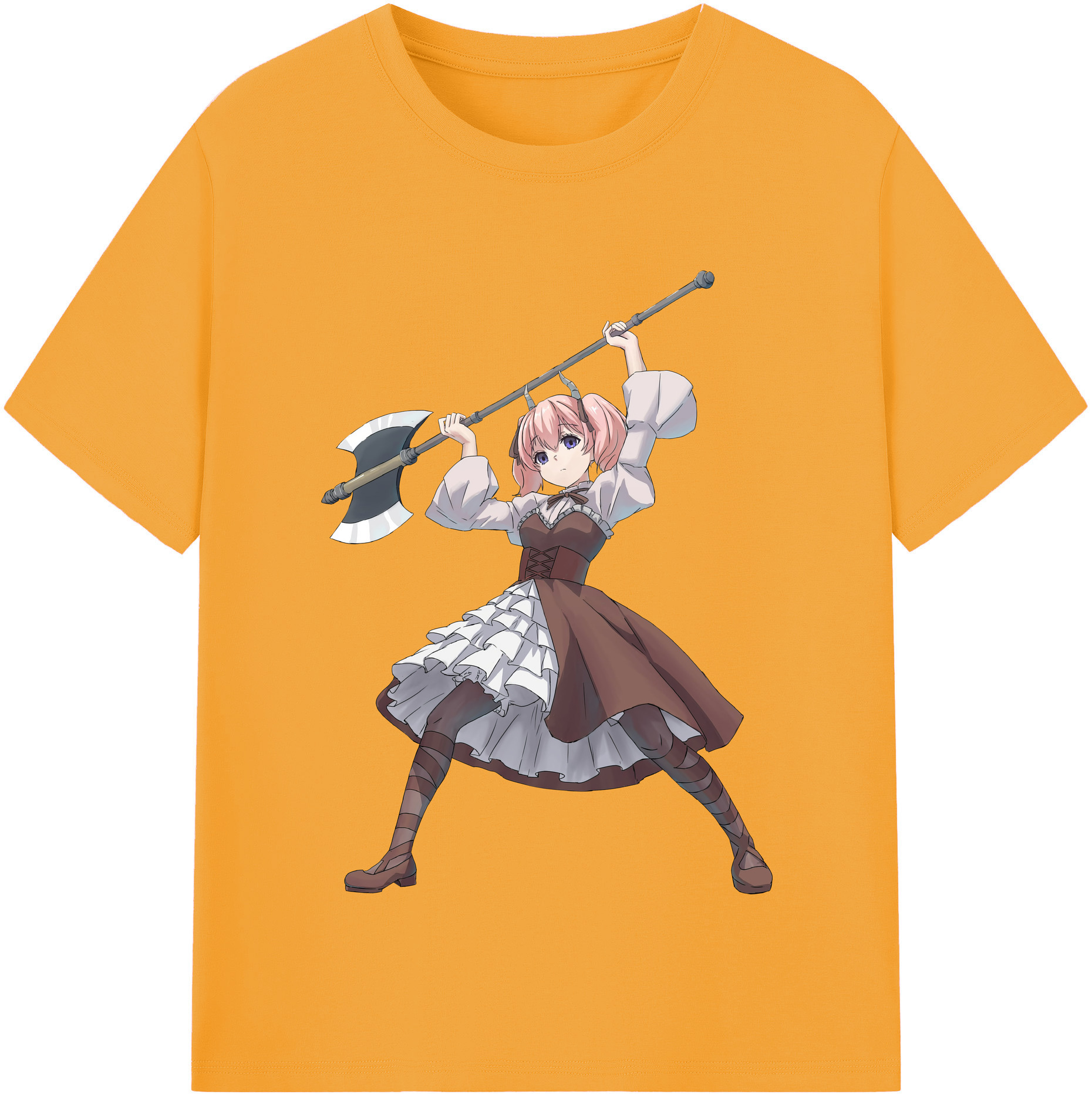 （画像用） 葬送のフリーレン Frieren レディースカジュアルプリントTシャツ（綿100％）