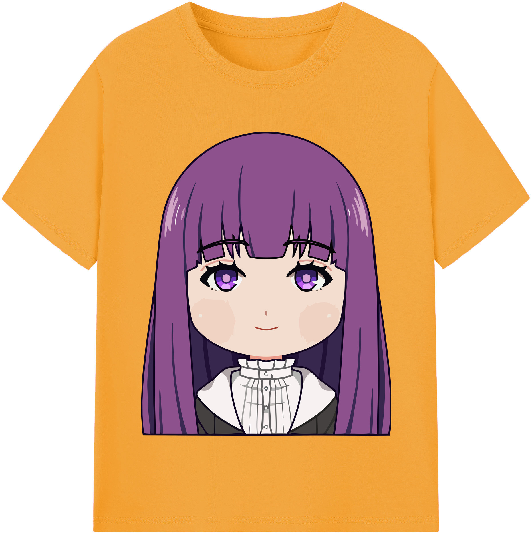 （画像用） 葬送のフリーレン Frieren レディースカジュアルプリントTシャツ（綿100％）